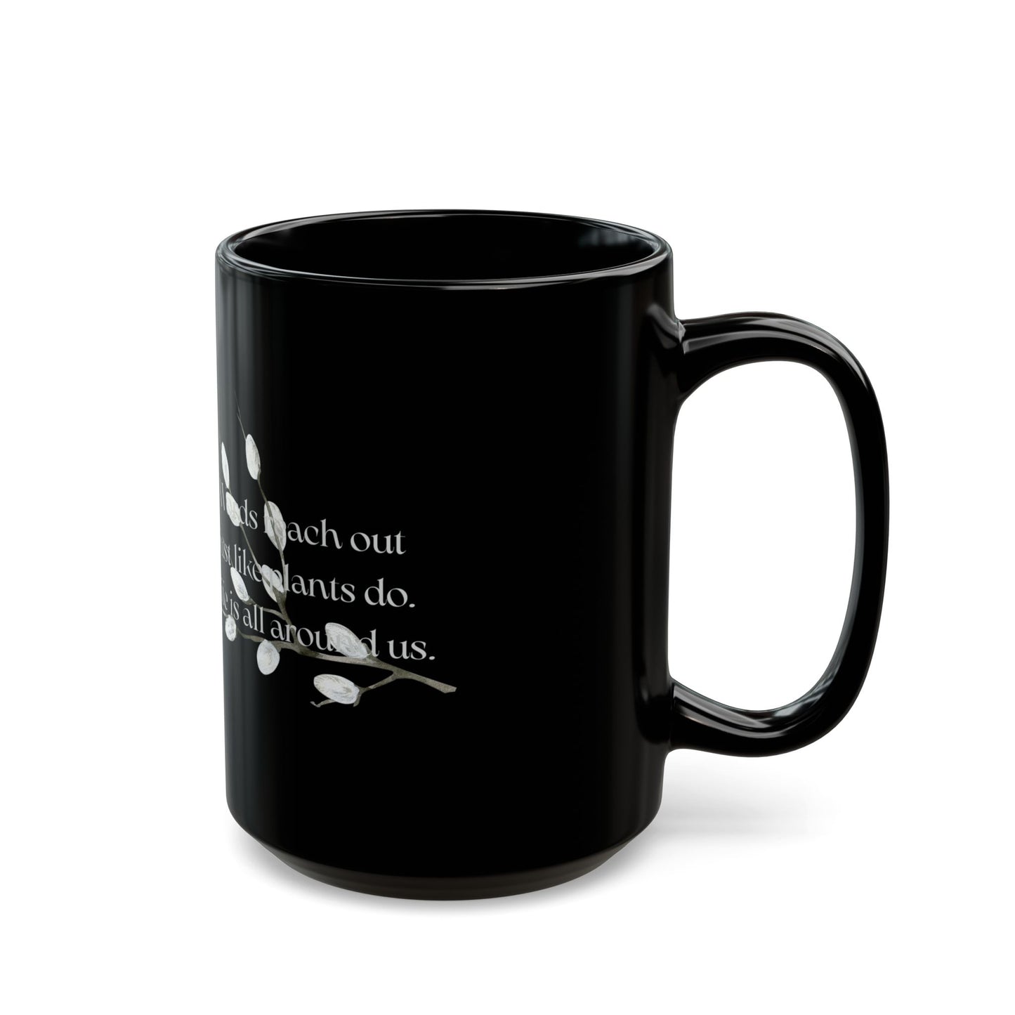 Black Mug (11oz, 15oz) - Words Reach Out