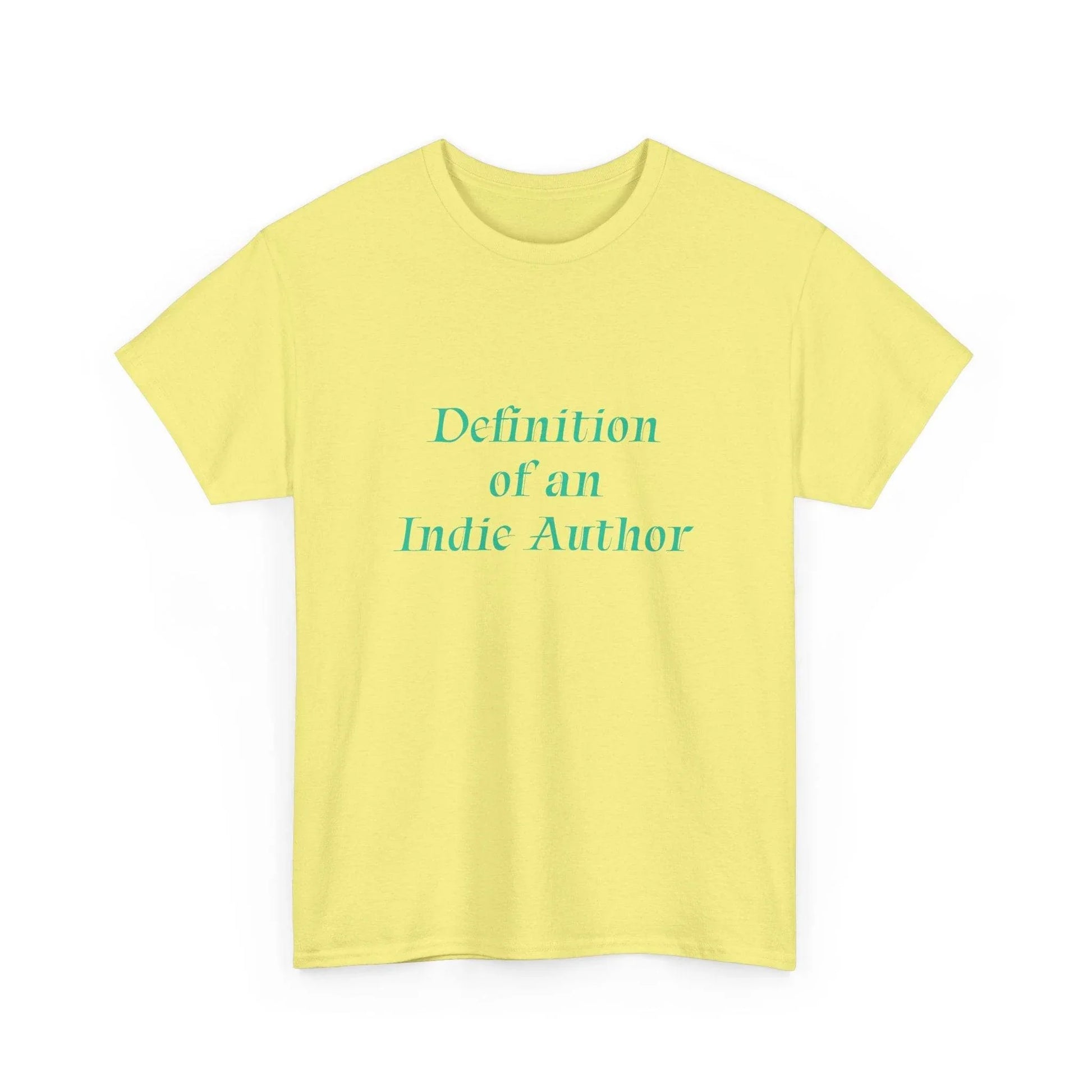 Indie Author - Unisex Heavy Cotton Tee - Creative Apparel - The Dreamer's Bookshop.