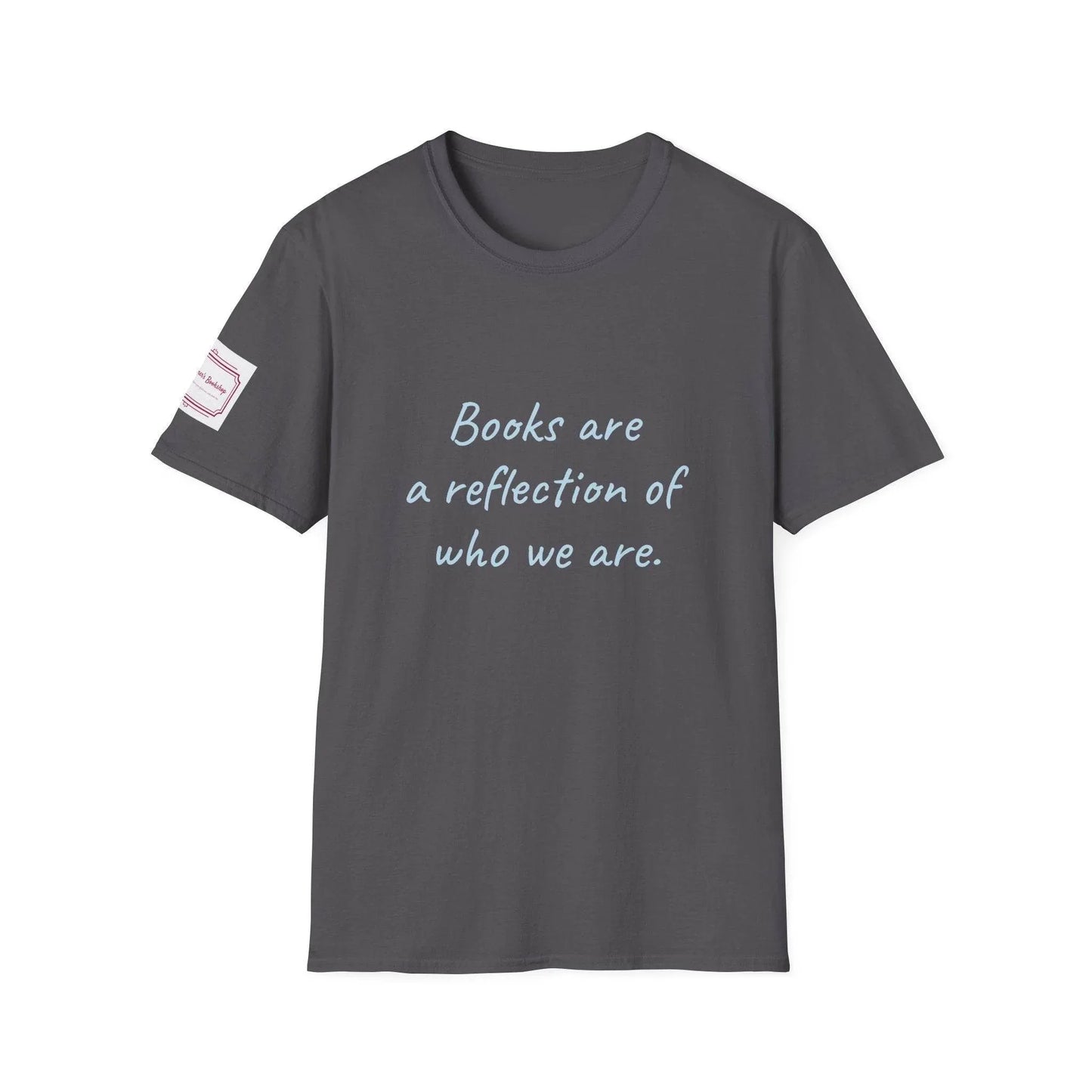 Books Are a Reflection Unisex Softstyle T-Shirt – Perfect for Book Lovers & Readers - The Dreamer's Bookshop.