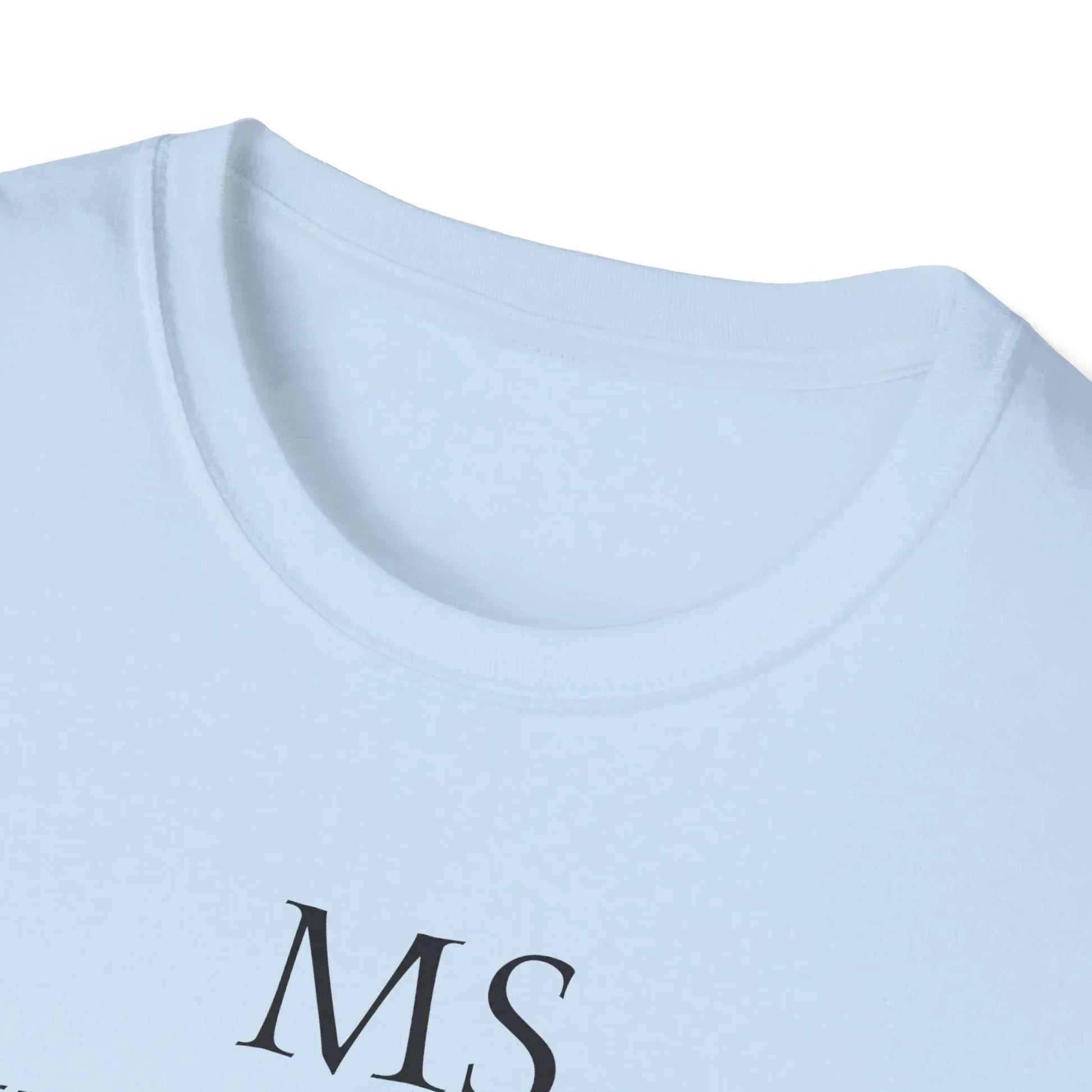 M.S. Warrior Unisex Softstyle T-Shirt - Empowering Graphic Tee for Women's Health Awareness - The Dreamer's Bookshop.