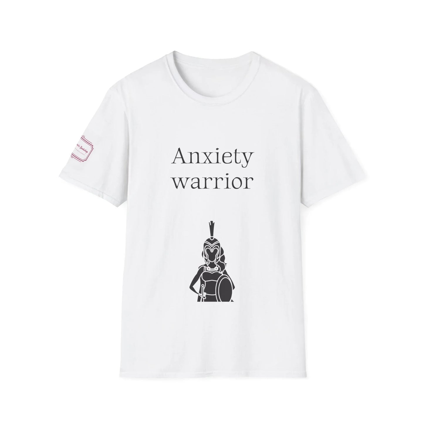 Anxiety Warrior Unisex Softstyle T-Shirt - Empower Your Battle - The Dreamer's Bookshop.