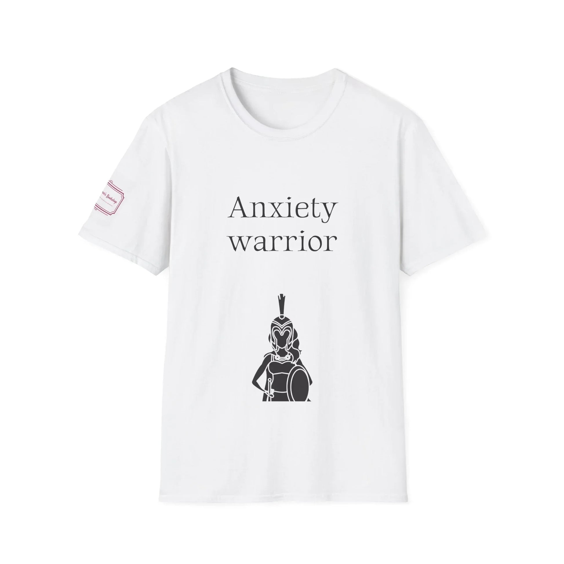 Anxiety Warrior Unisex Softstyle T-Shirt - Empower Your Battle - The Dreamer's Bookshop.