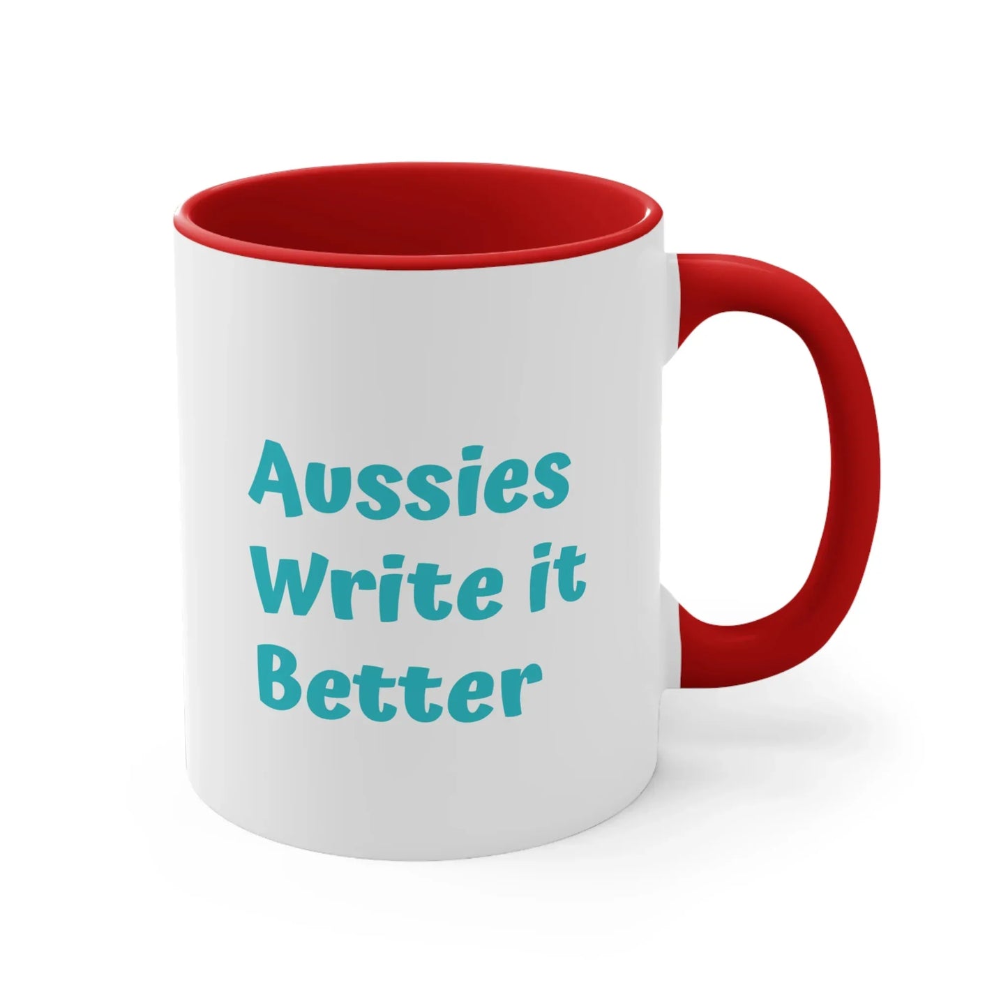 Aussies Write it Better Mug - 11oz Booklovers' Coffee - The Dreamer's Bookshop.