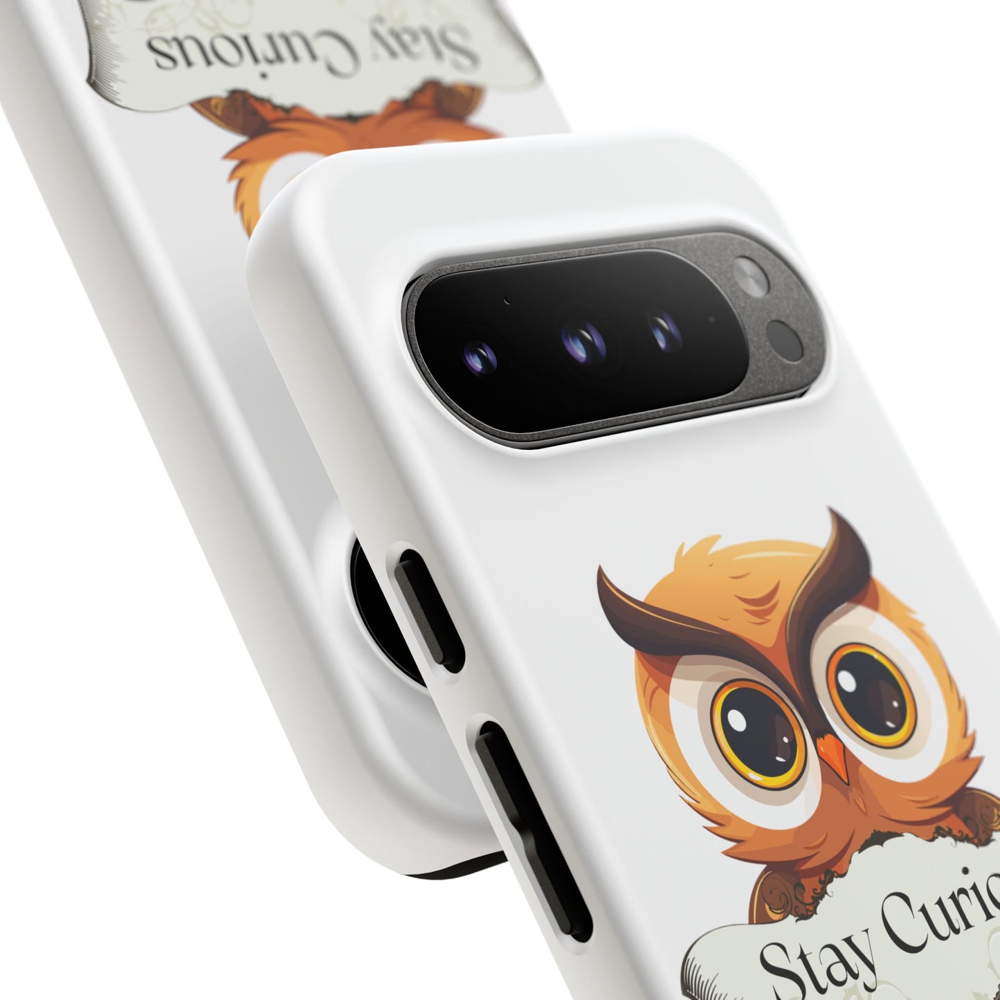 Google - Artistic Phone Case with Stay Curious - The Dreamer's Bookshop Design - Tough Cases