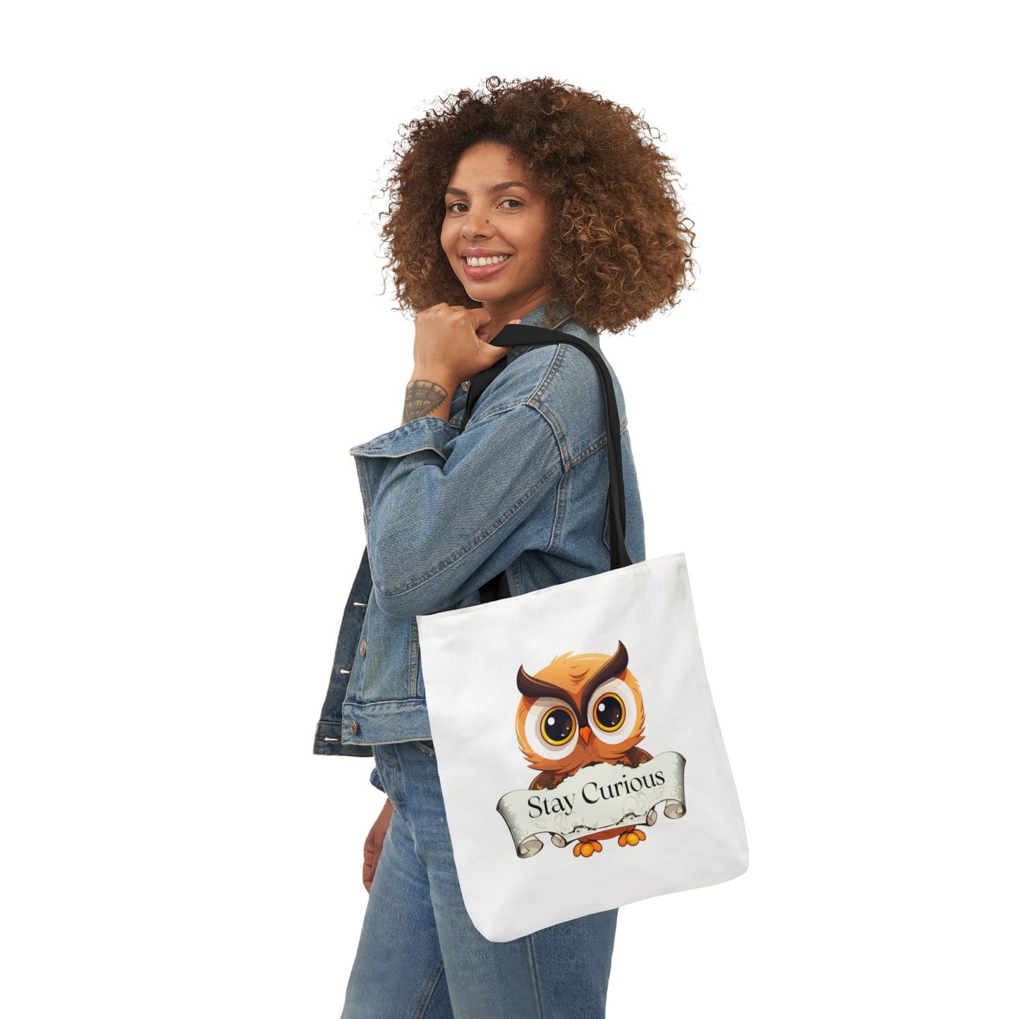 Stay Curious Tote Bag - Perfect for Book Lovers & Indie Authors