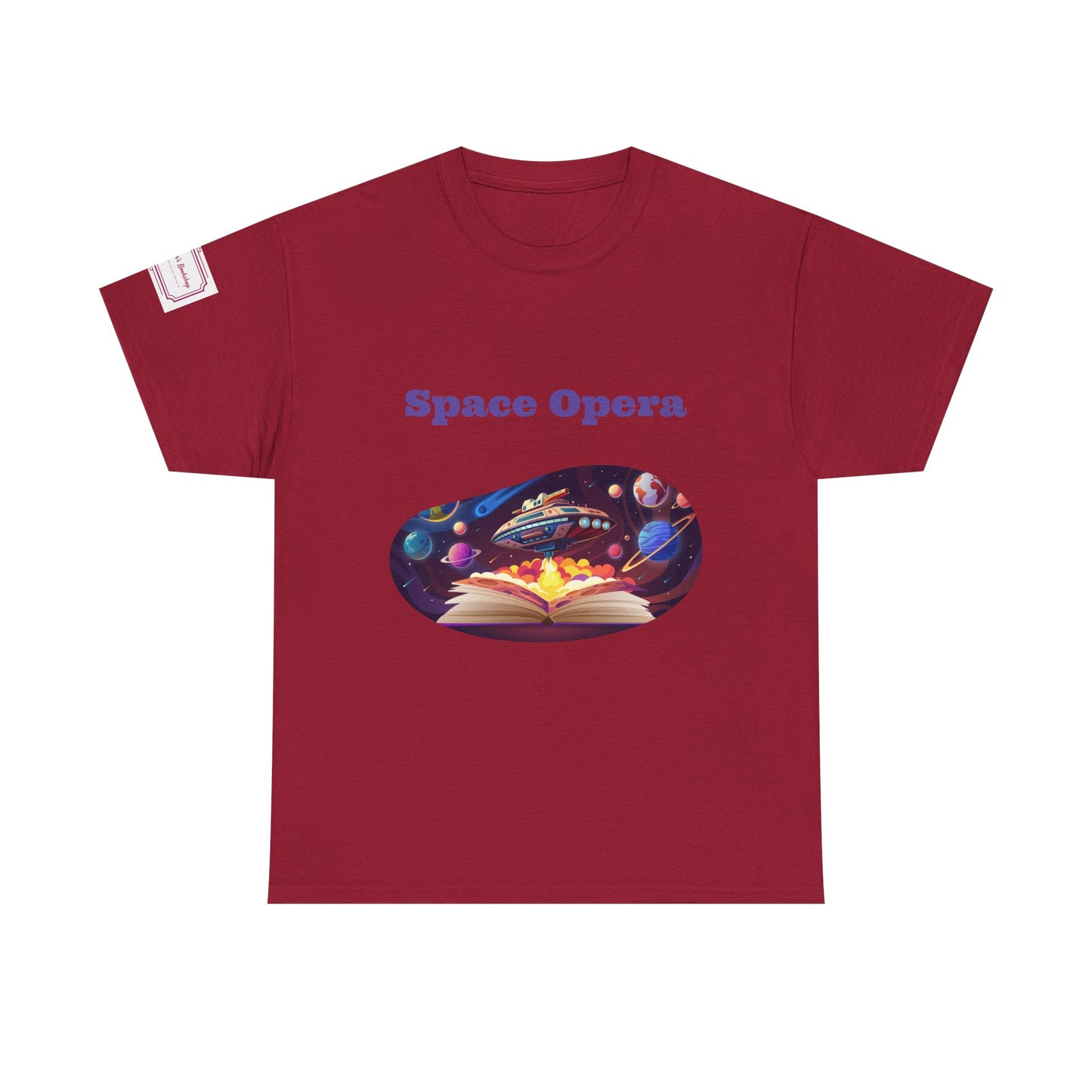 Space Opera - Graphic Unisex Heavy Cotton Tee - Sci-Fi Books