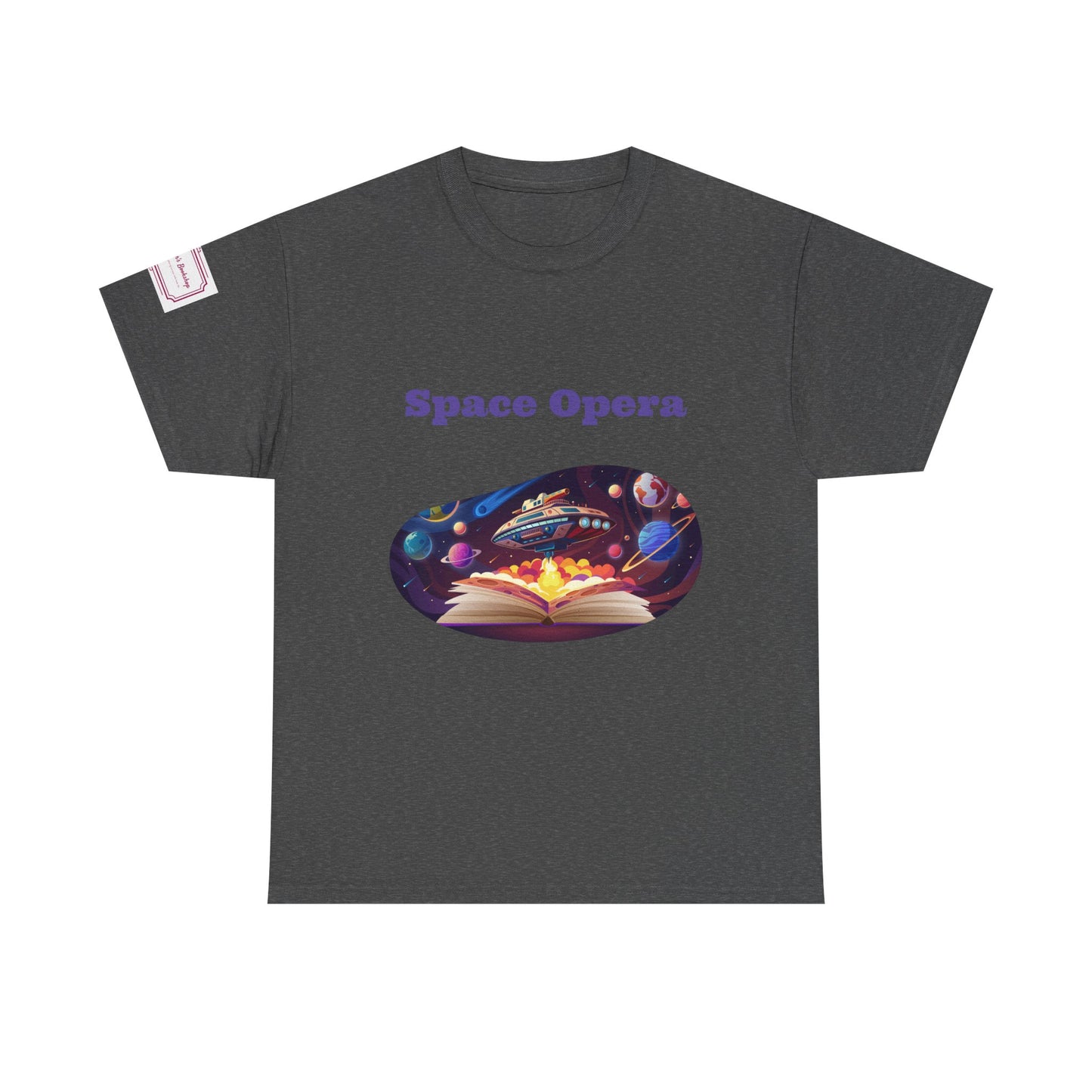 Space Opera - Graphic Unisex Heavy Cotton Tee - Sci-Fi Books