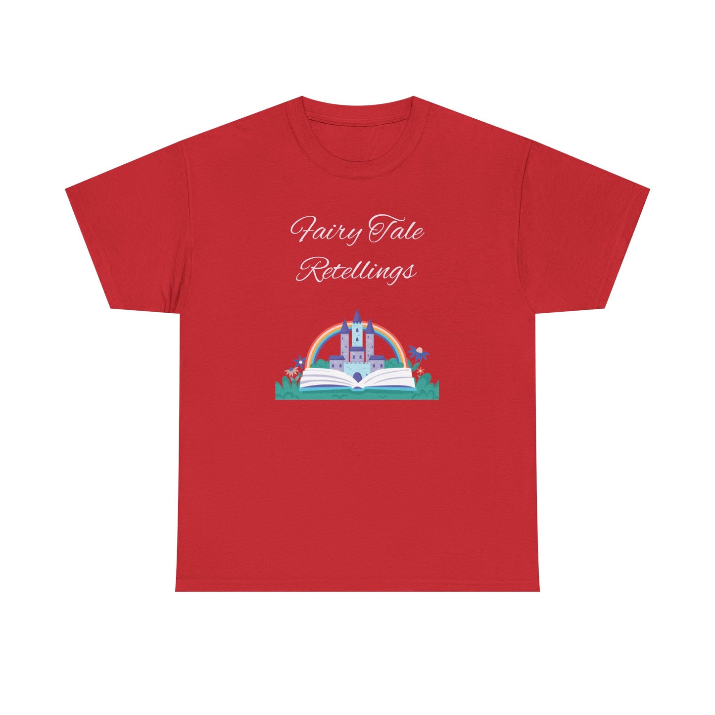 Fiction -  Graphic Tee - Unisex Heavy Cotton T-Shirt - Fairy Tale Retellings
