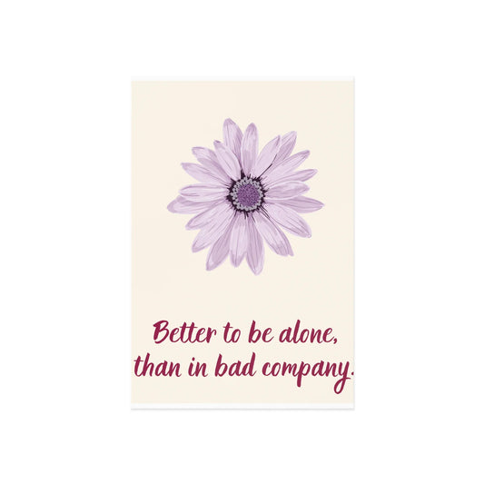 The Dreamer's Bookshop - Love Yourself Card "Better Alone" - The Dreamer's Bookshop.