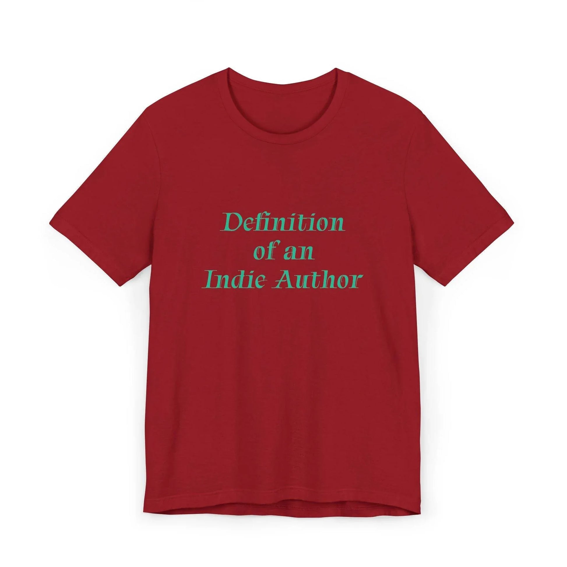 Unisex Jersey T-Shirt - 'Indie Author' Inspirational - The Dreamer's Bookshop.