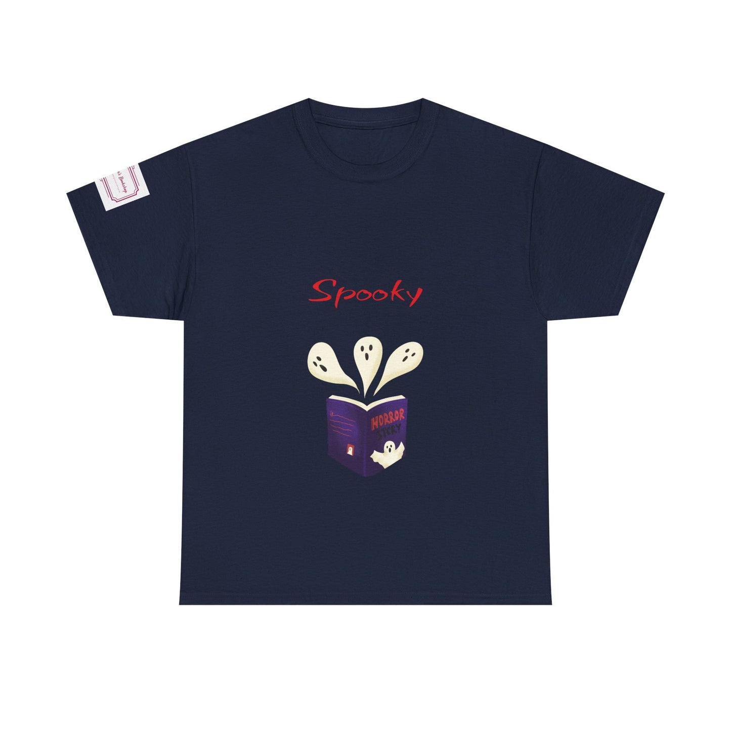 UK - Fiction -  Unisex Heavy Cotton Tee - Spooky Books