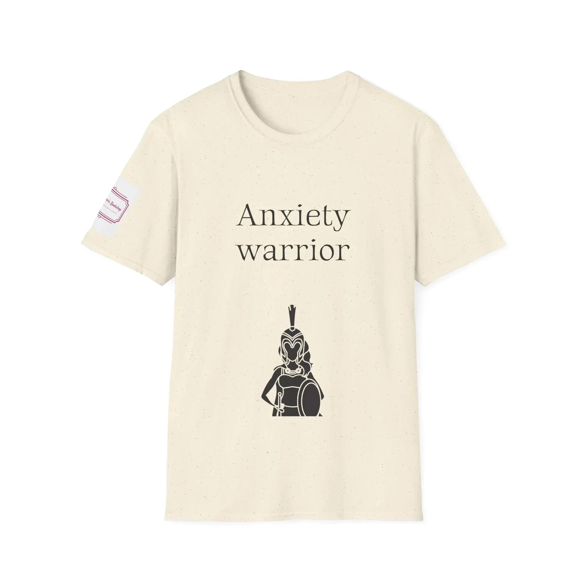 Anxiety Warrior Unisex Softstyle T-Shirt - Empower Your Battle - The Dreamer's Bookshop.