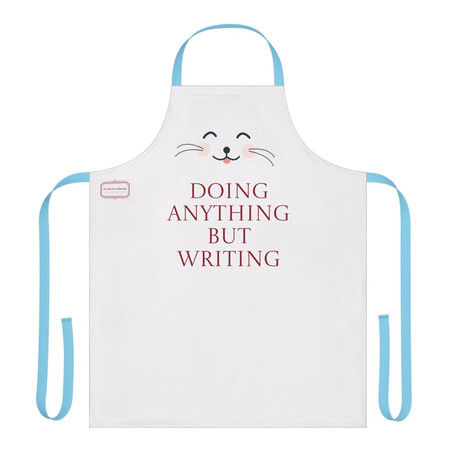 Fun Writing Apron with 5-Color Straps | "Doing Anything But Writing" - The Dreamer's Bookshop.