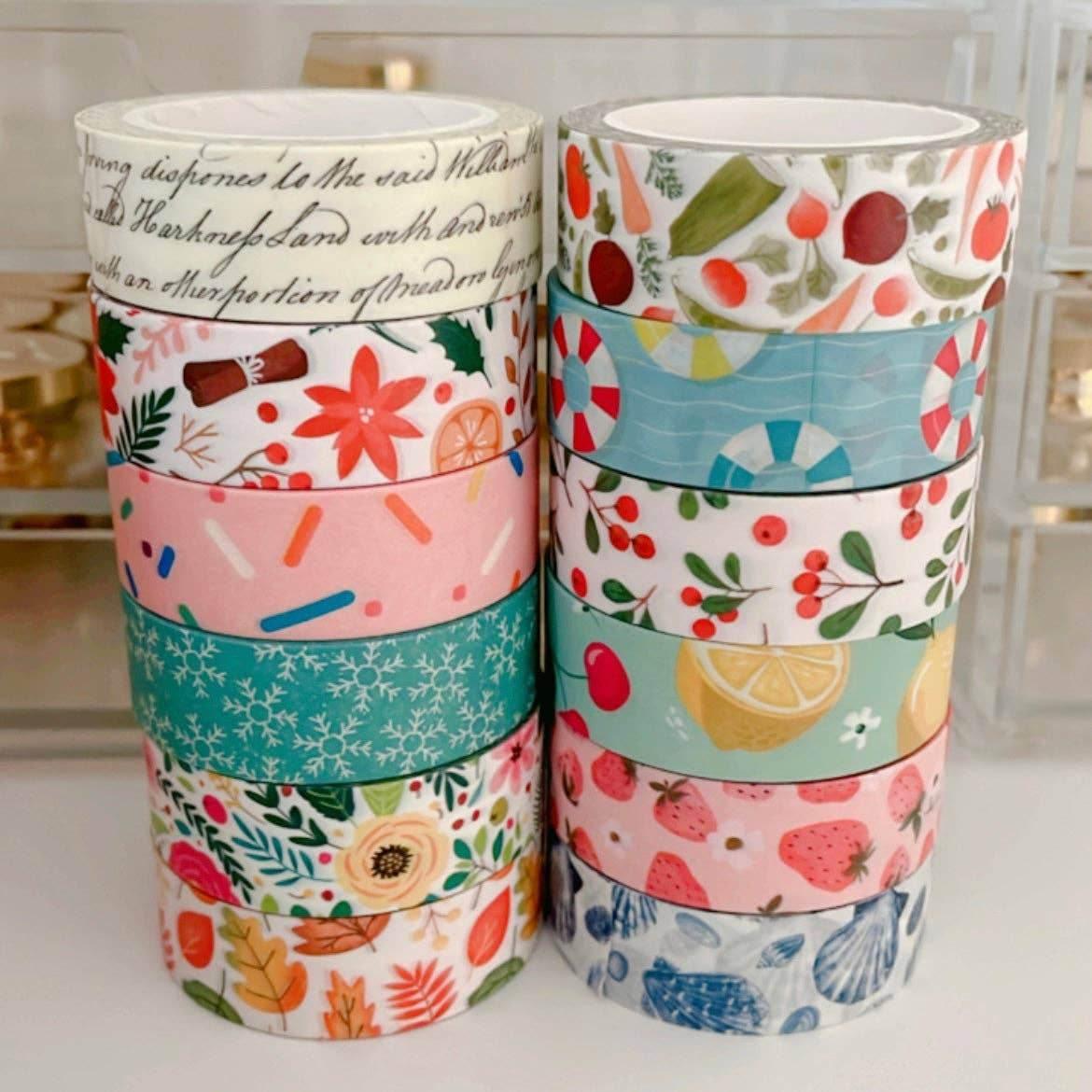 Penpaling Paula - Sneeuwvlokken - Washi Tape - The Dreamer's Bookshop.