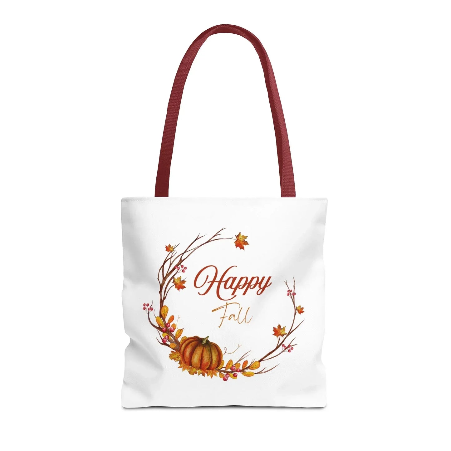 Happy Fall Tote Bag - Cozy Autumn Design - The Dreamer's Bookshop.
