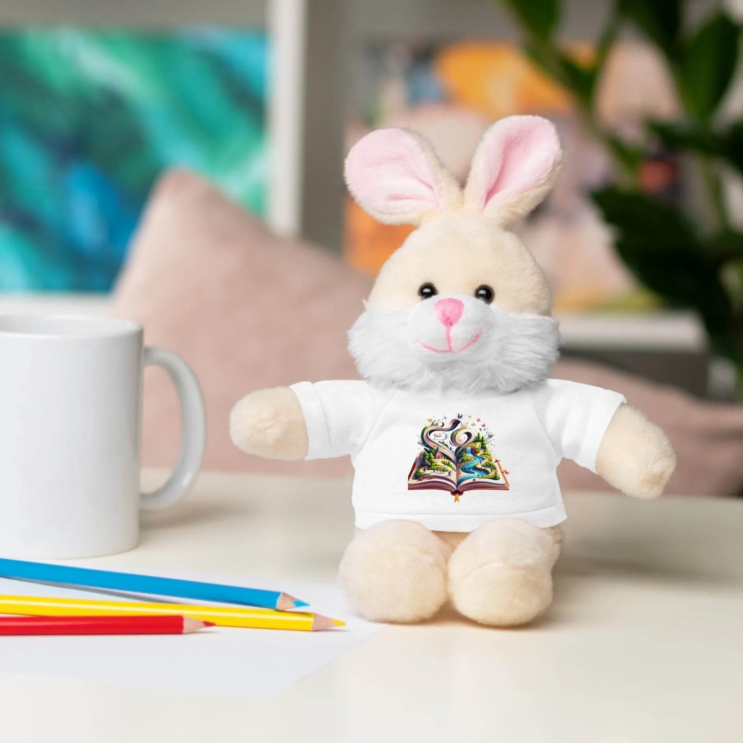 Personalized Stuffed Animal with Tee - Perfect Gift for Kids and Baby Showers - The Dreamer's Bookshop.