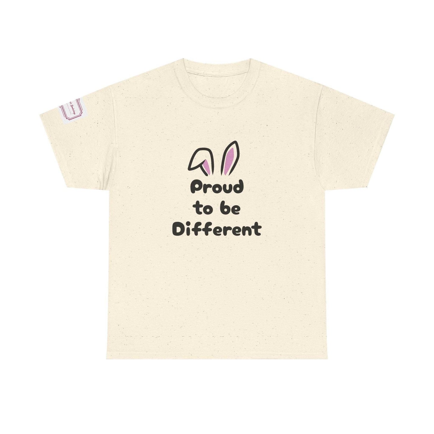 Proud to Be Different Unisex Heavy Cotton Tee – Celebrate Uniqueness - The Dreamer's Bookshop.