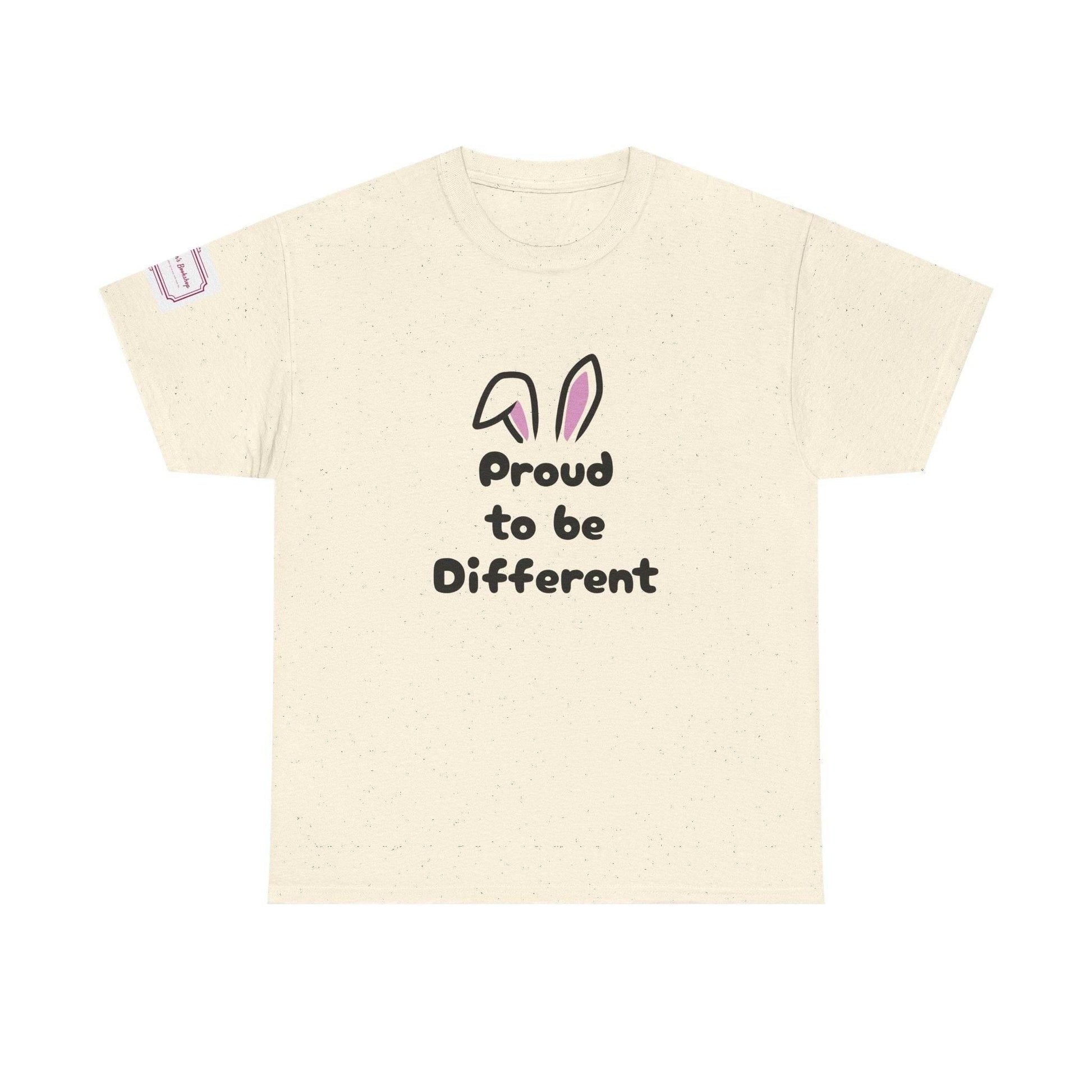 Proud to Be Different Unisex Heavy Cotton Tee – Celebrate Uniqueness - The Dreamer's Bookshop.