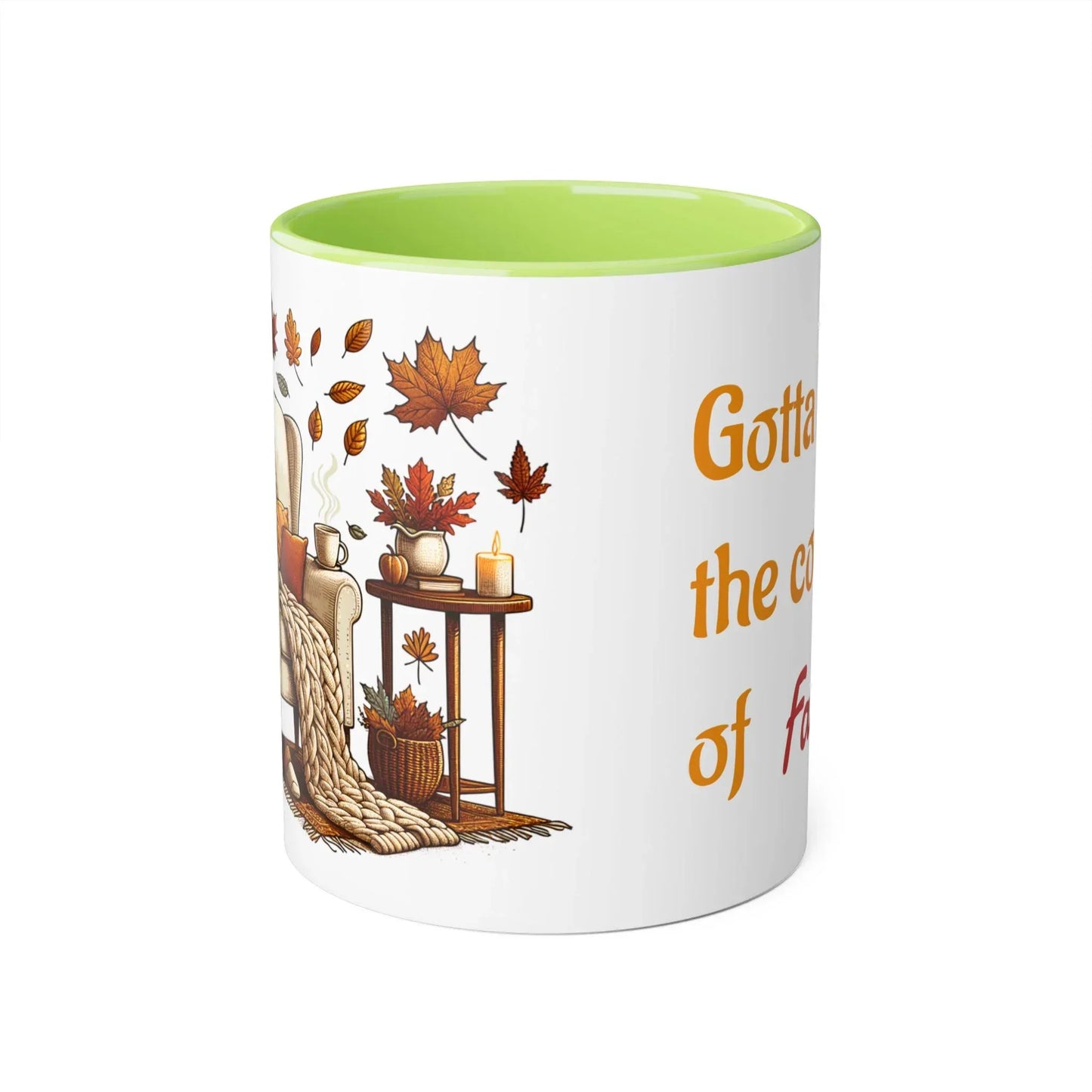 The Cosiness of Fall - 11oz Cup for Booklovers - The Dreamer's Bookshop.