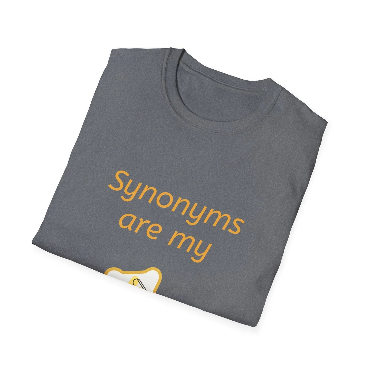 Funny "Synonyms Are My Jam" T-Shirt for Word Lovers - The Dreamer's Bookshop.