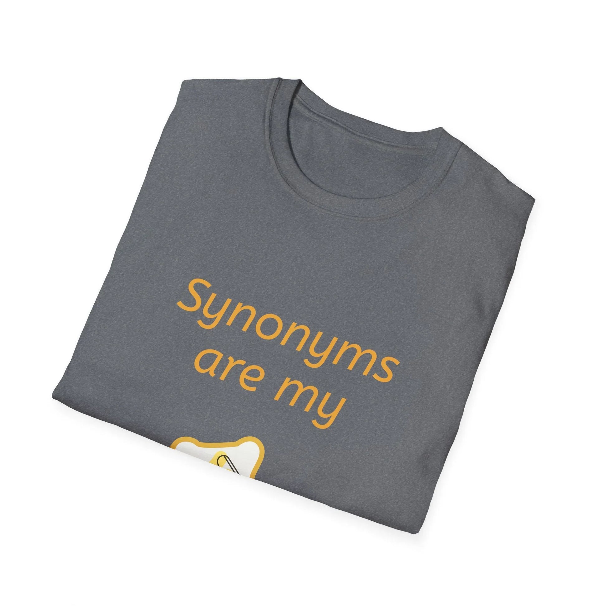 Funny "Synonyms Are My Jam" T-Shirt for Word Lovers - The Dreamer's Bookshop.