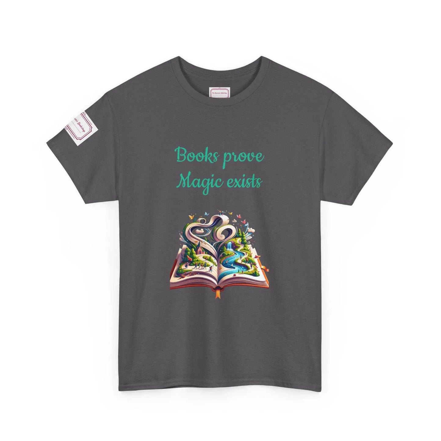 Magic exists - Unisex Heavy Cotton Tee - Perfect for Book Lovers - The Dreamer's Bookshop.