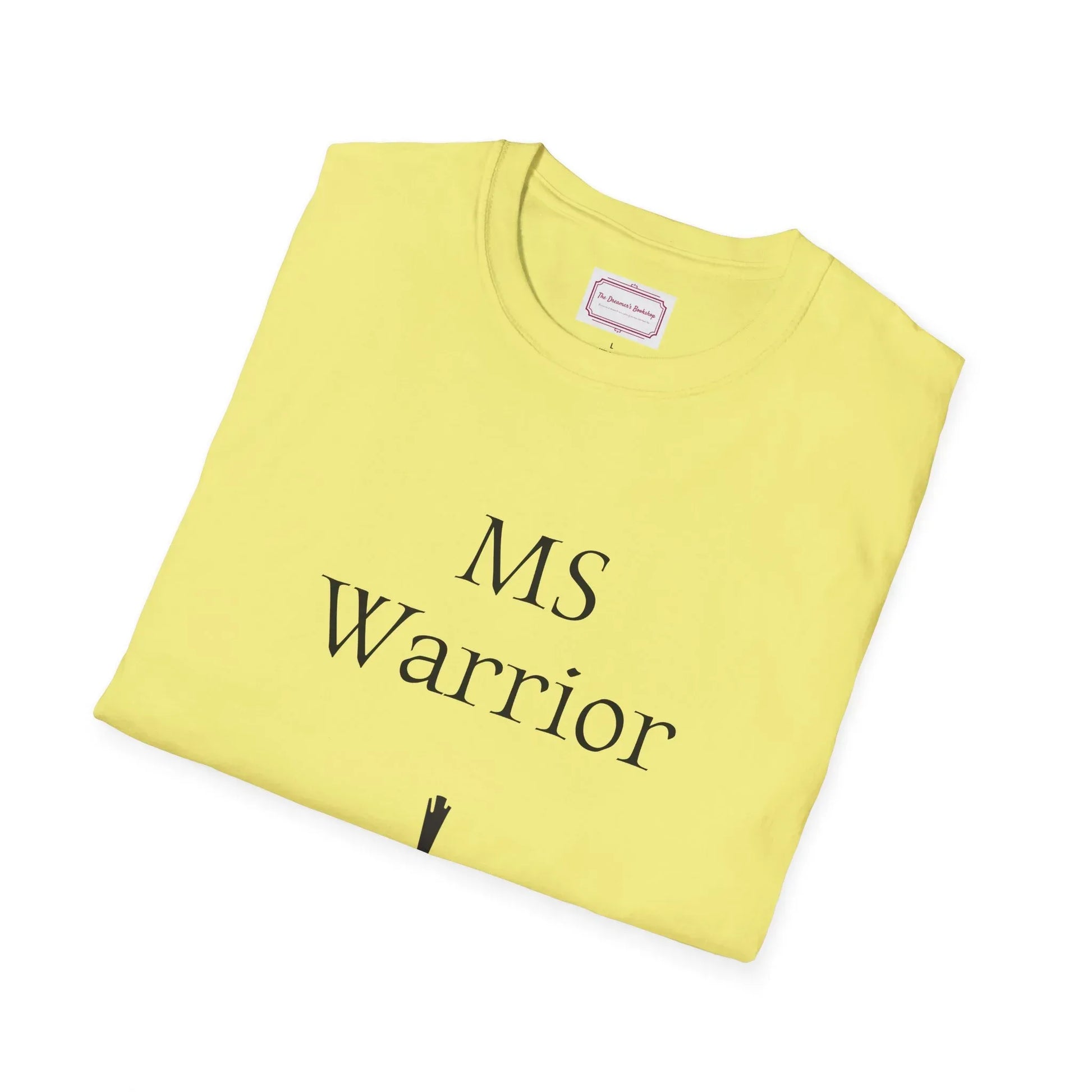 M.S. Warrior Unisex Softstyle T-Shirt - Embrace Your Battles - The Dreamer's Bookshop.