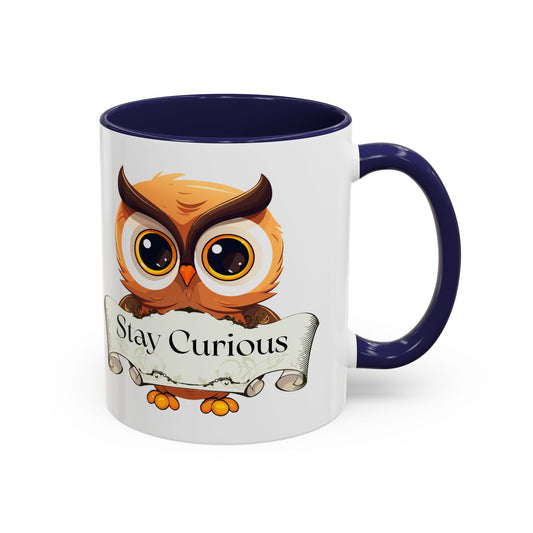 Dreamer's Bookshop "Stay Curious" Coffee Mug - Perfect Gift for Book Lovers