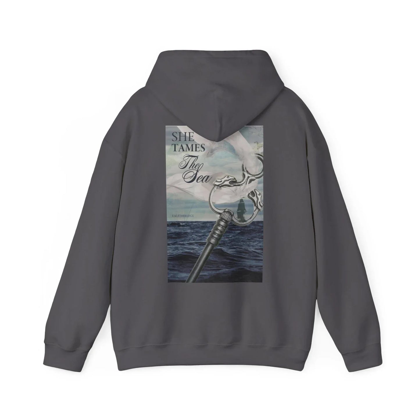 *SPECIAL RQST* Indie Books on the Road Hooded Sweatshirt - She Tames the Sea Cover - The Dreamer's Bookshop.