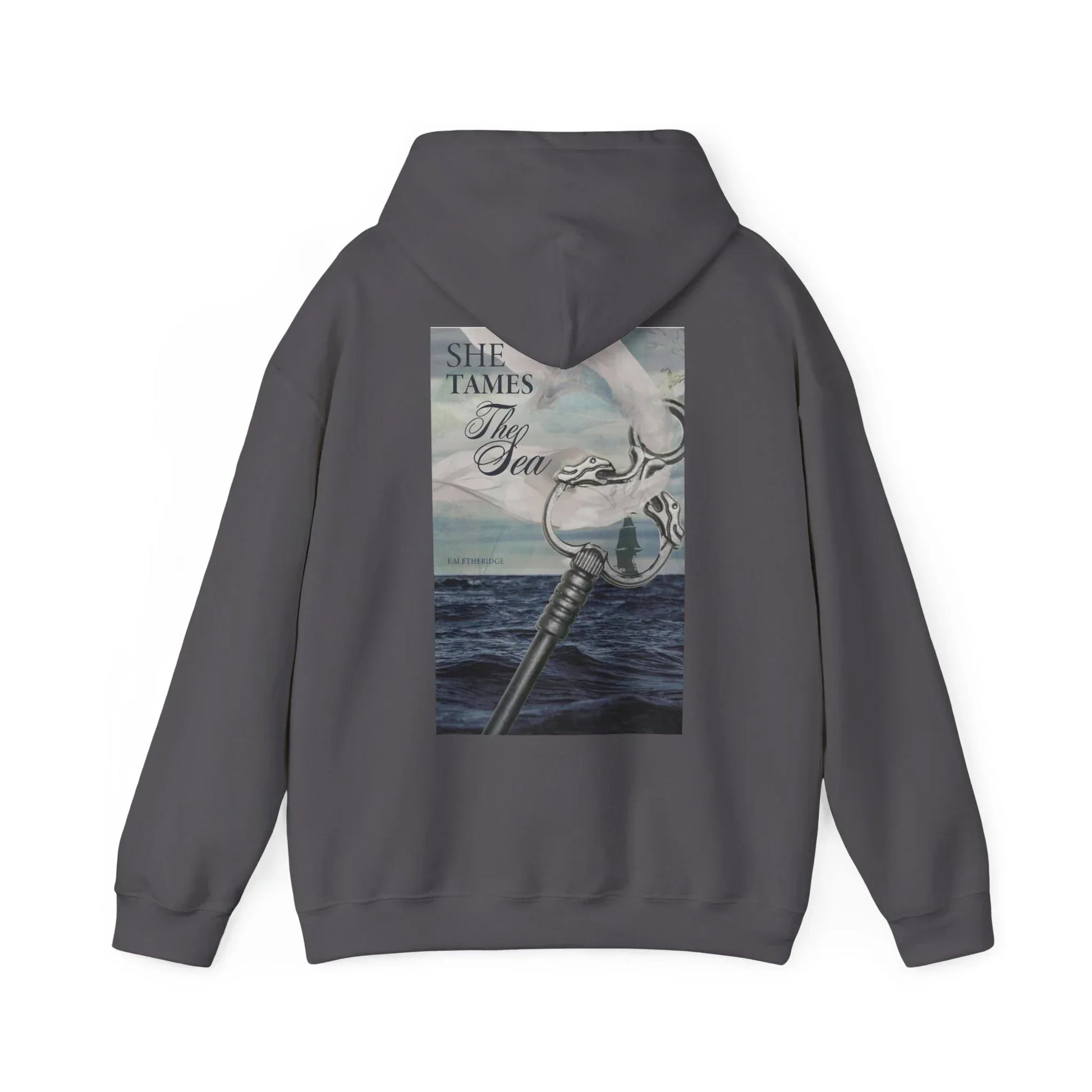 *SPECIAL RQST* Indie Books on the Road Hooded Sweatshirt - She Tames the Sea Cover - The Dreamer's Bookshop.