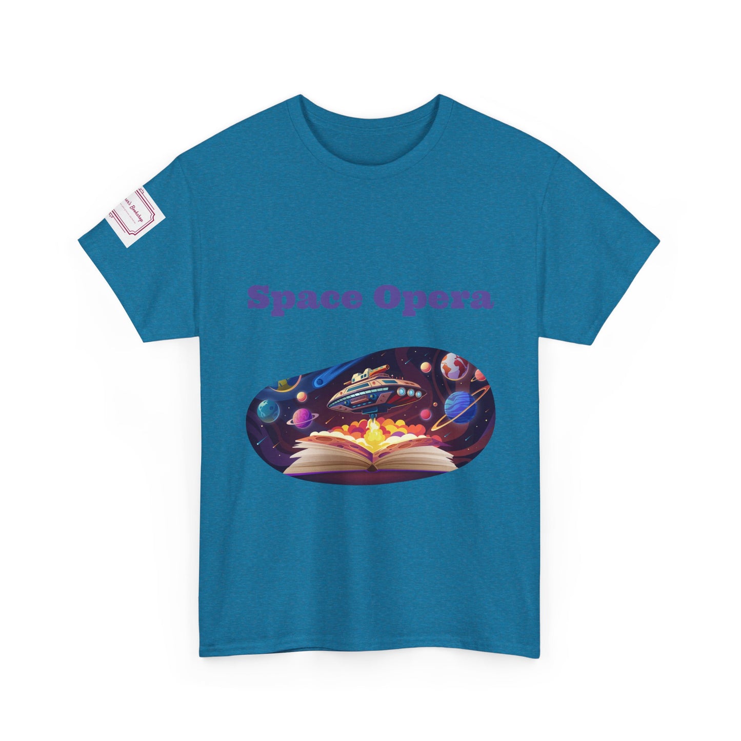 Space Opera  - Unisex Heavy Cotton Tee - Sci-Fi Books