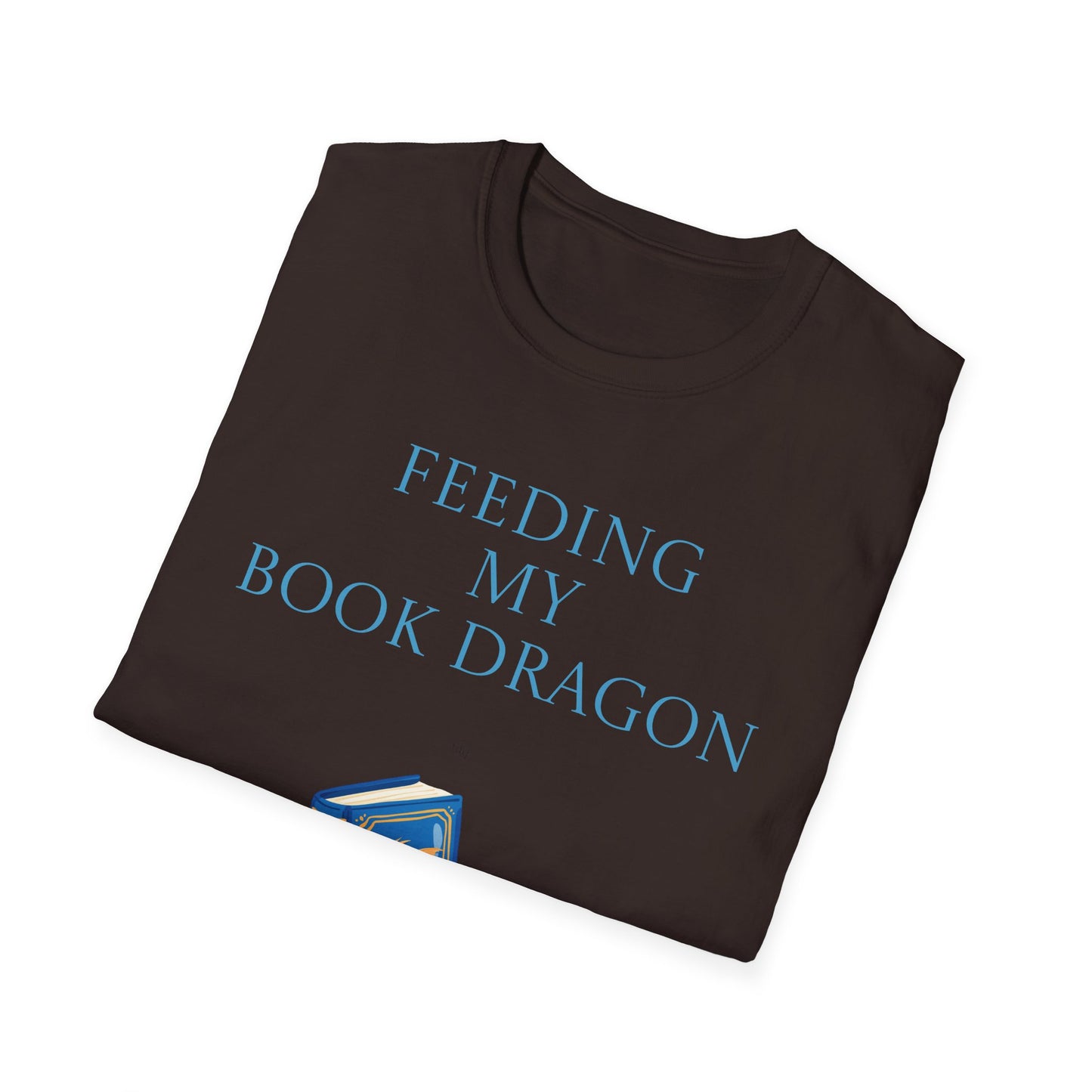 Unisex Softstyle T-Shirt - 'Book Dragon'