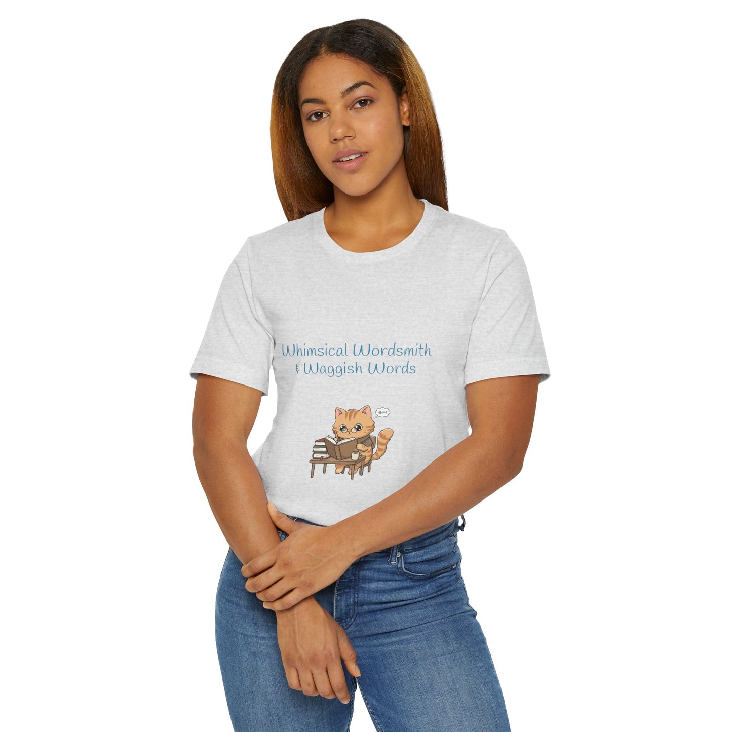Unisex Jersey T-Shirt - 'Whimsical Wordsmith' Book lovers