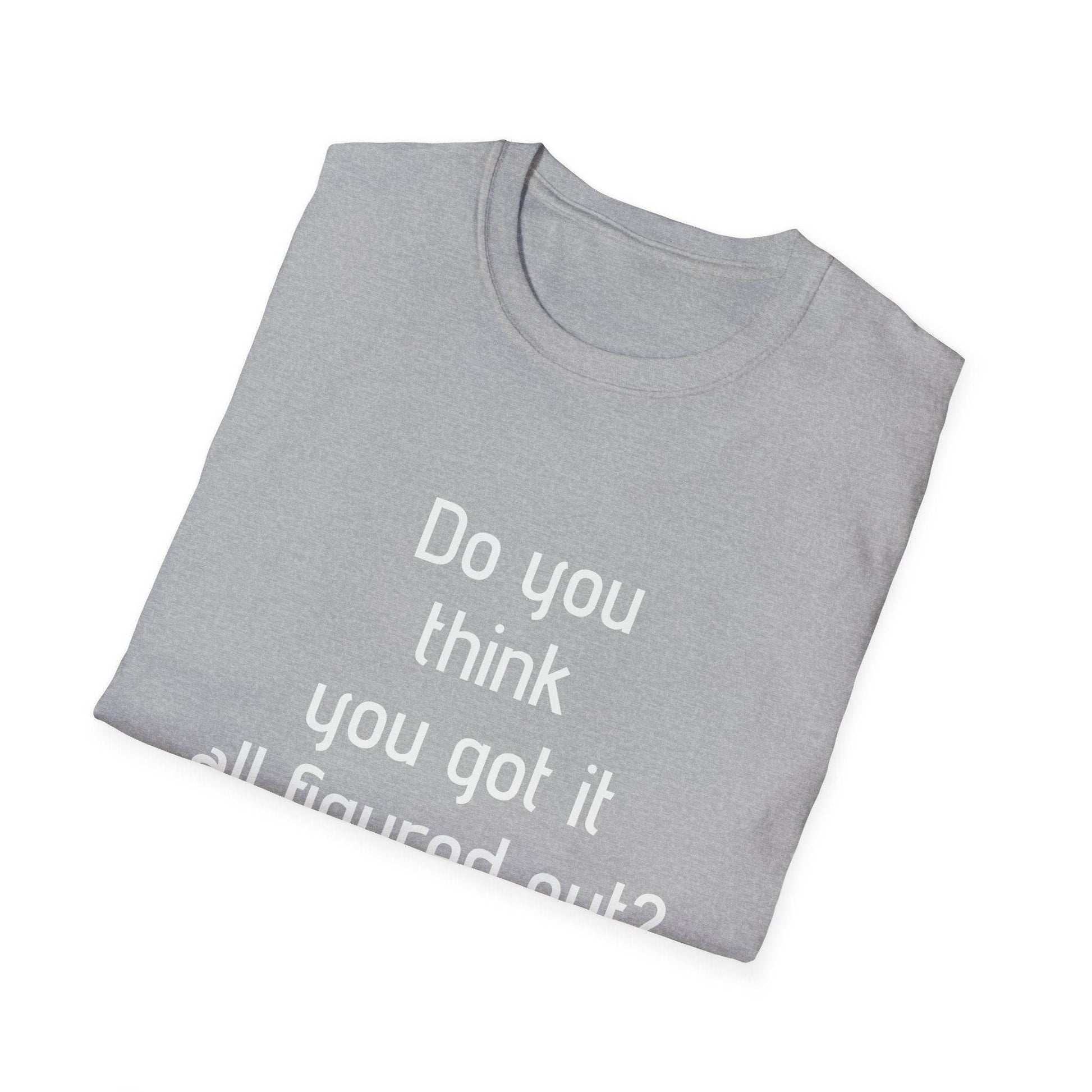 Unisex Softstyle T-Shirt - 'Think Again' - The Dreamer's Bookshop.