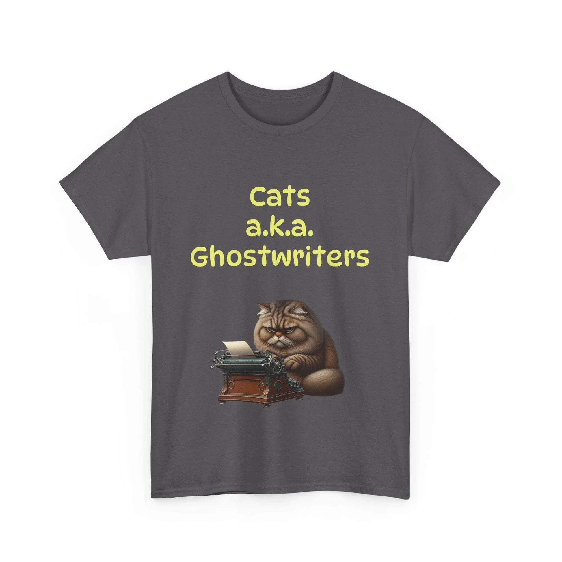 Cats Ghostwriters - A Unisex Heavy Cotton Tee - Perfect for Book Lovers - The Dreamer's Bookshop.