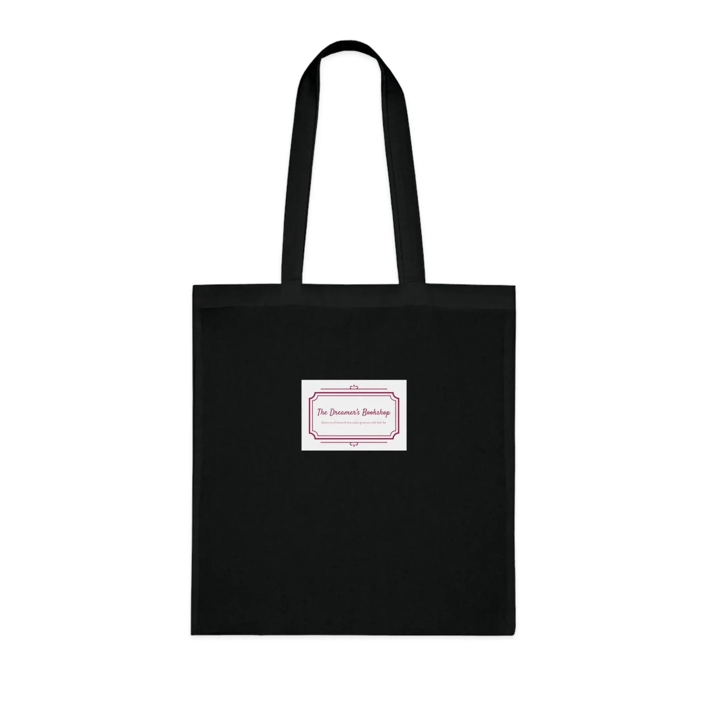 Inspirational Cotton Tote Bag - "Merry Book-Mas" by The Dreamer's Bookstore - The Dreamer's Bookshop.