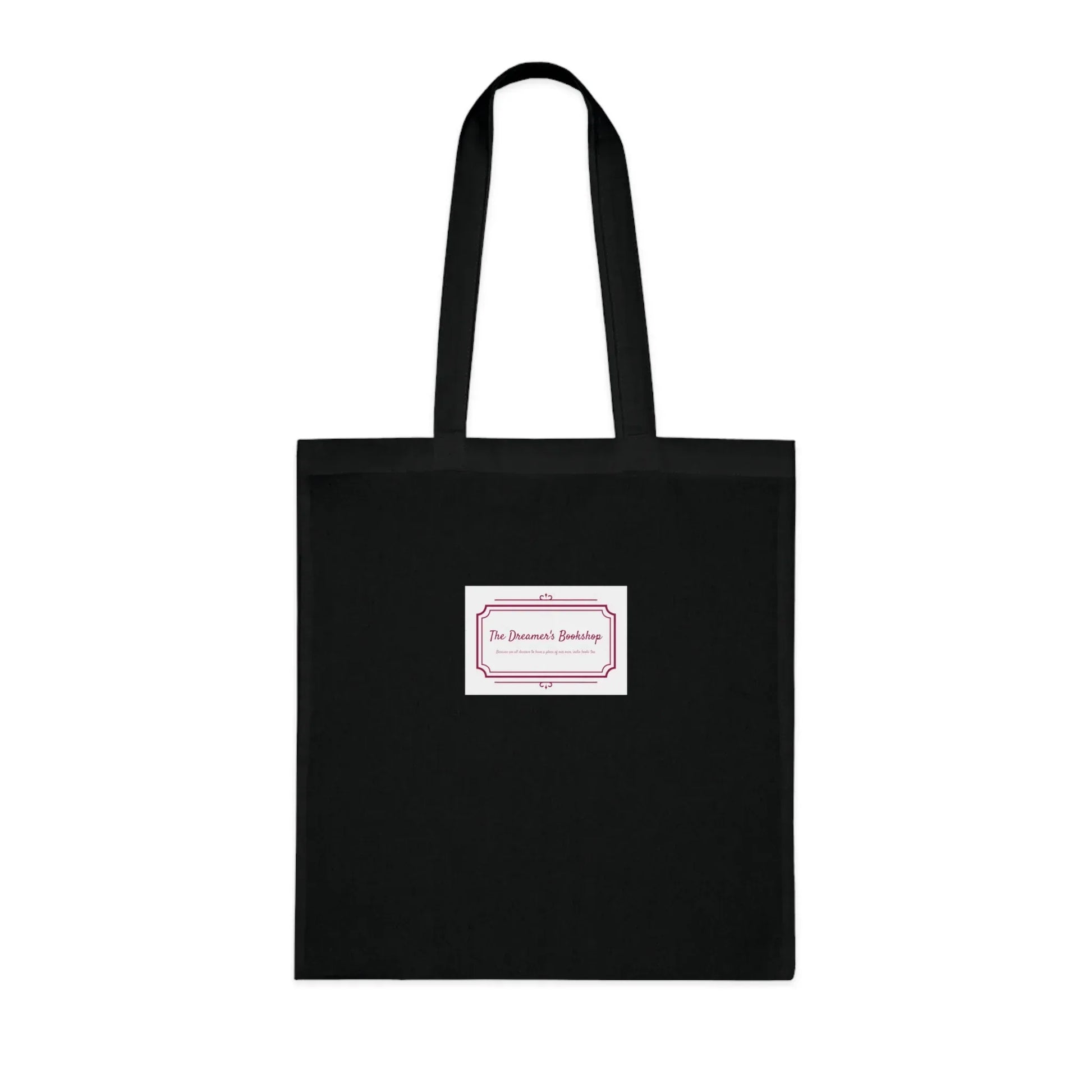 Inspirational Cotton Tote Bag - "Merry Book-Mas" by The Dreamer's Bookstore - The Dreamer's Bookshop.