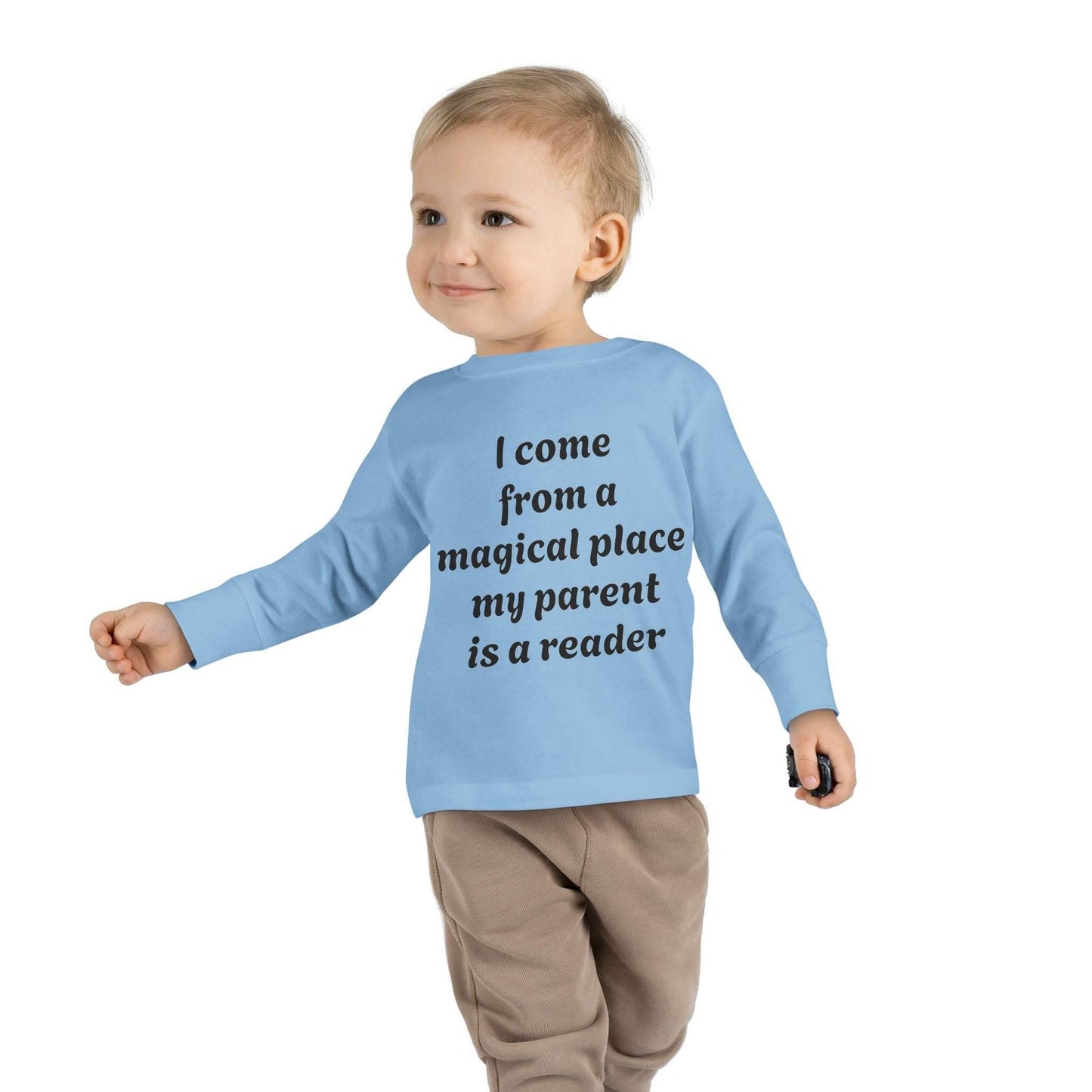 US (Ww) - Toddler Long Sleeve Tee - Magical Place Reader Quote - The Dreamer's Bookshop.