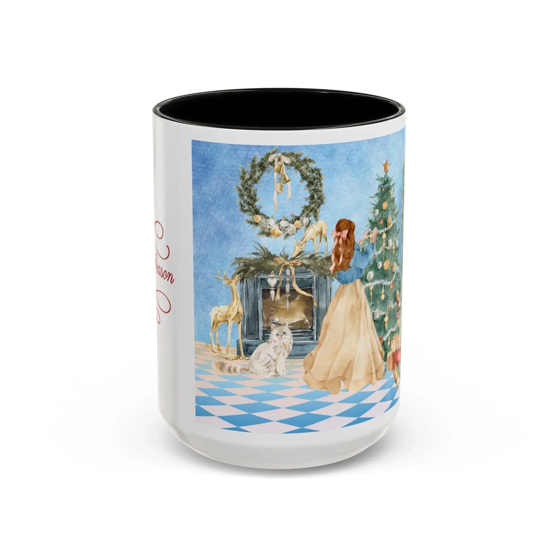 Christmas Tree Decoration Coffee Mug - 11oz & 15oz - tis the season - The Dreamer's Bookshop.