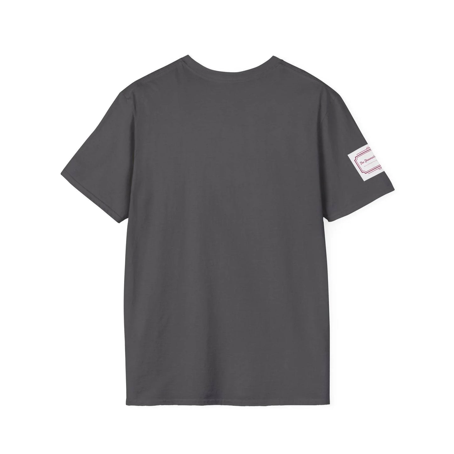 Be Happy Stay Positive Unisex Softstyle T-Shirt - The Dreamer's Bookshop.