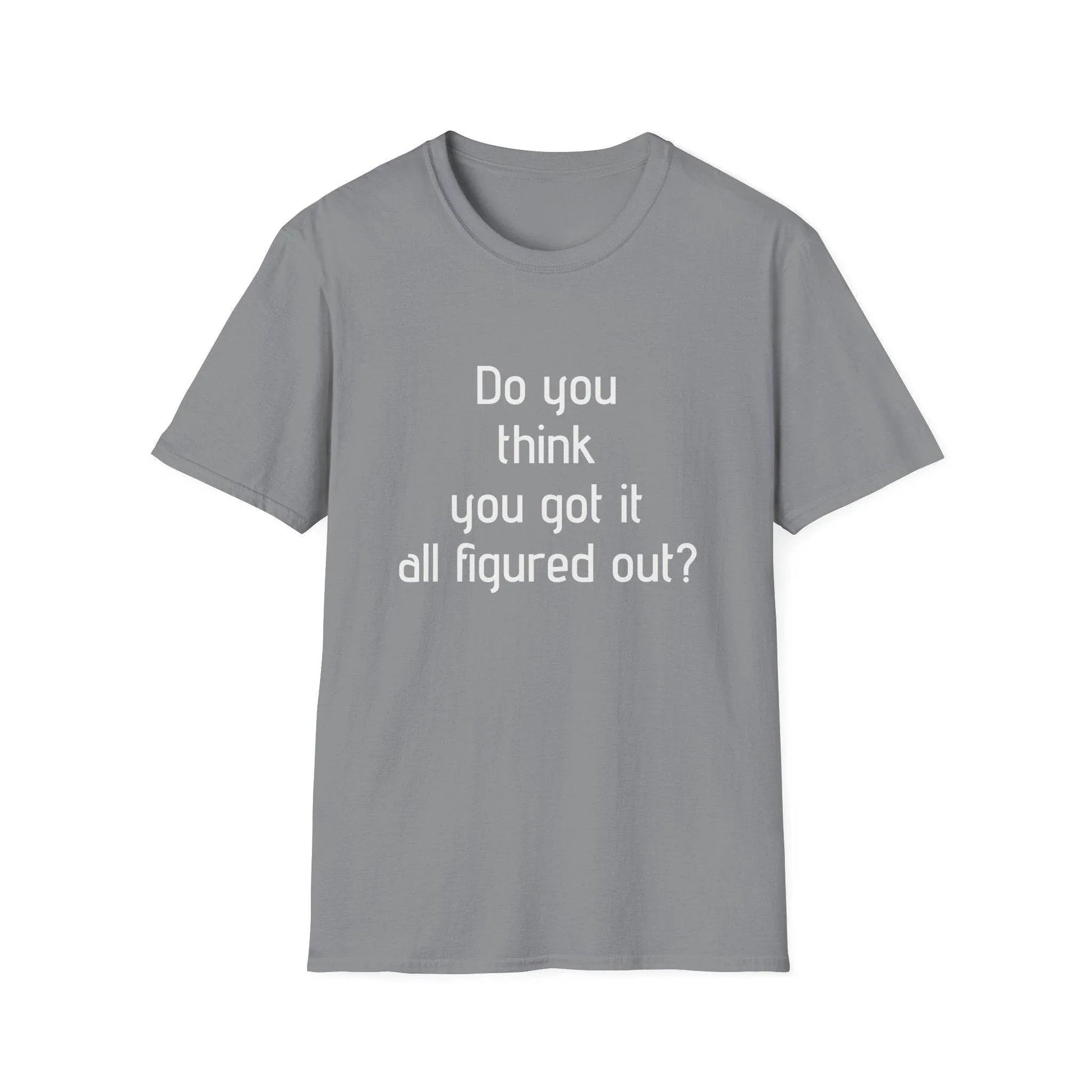 Unisex Softstyle T-Shirt - 'Think Again' - The Dreamer's Bookshop.