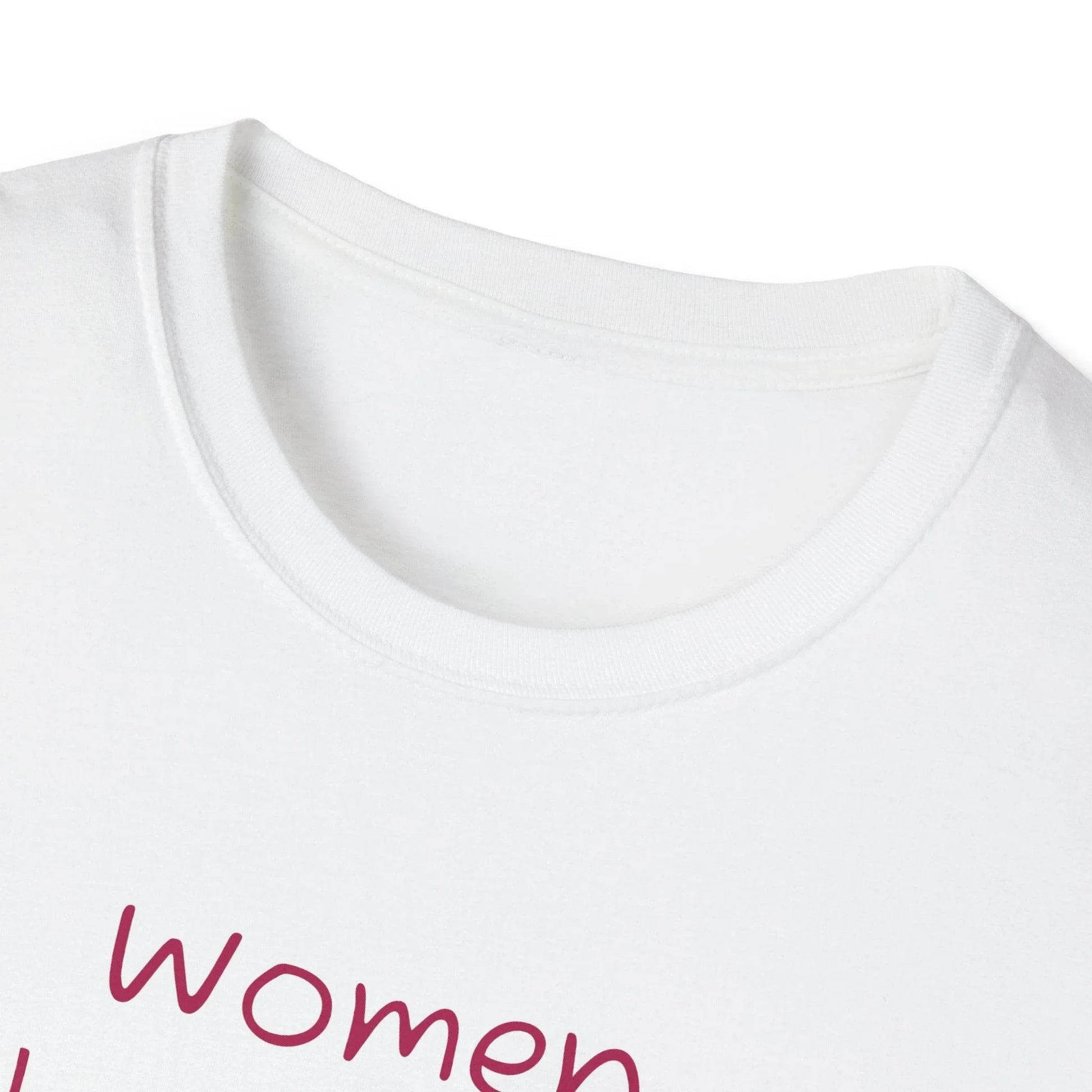 Inspirational Unisex Softstyle T-Shirt - 'Women' Motivational Design - The Dreamer's Bookshop.
