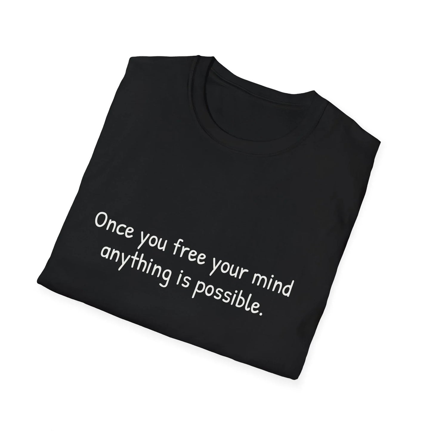 Poetic Unisex Softstyle T-Shirt - Once you Free