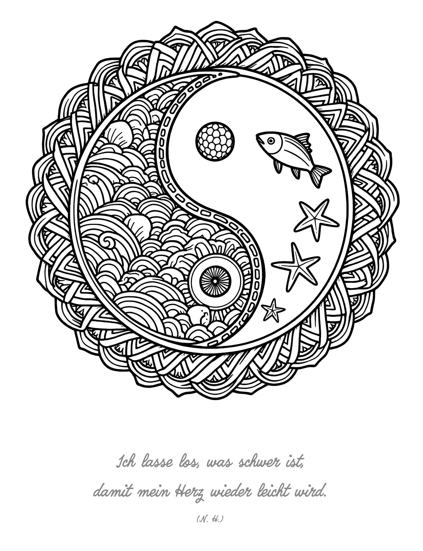 Yin-Yang-dreams: A coloring book for harmony