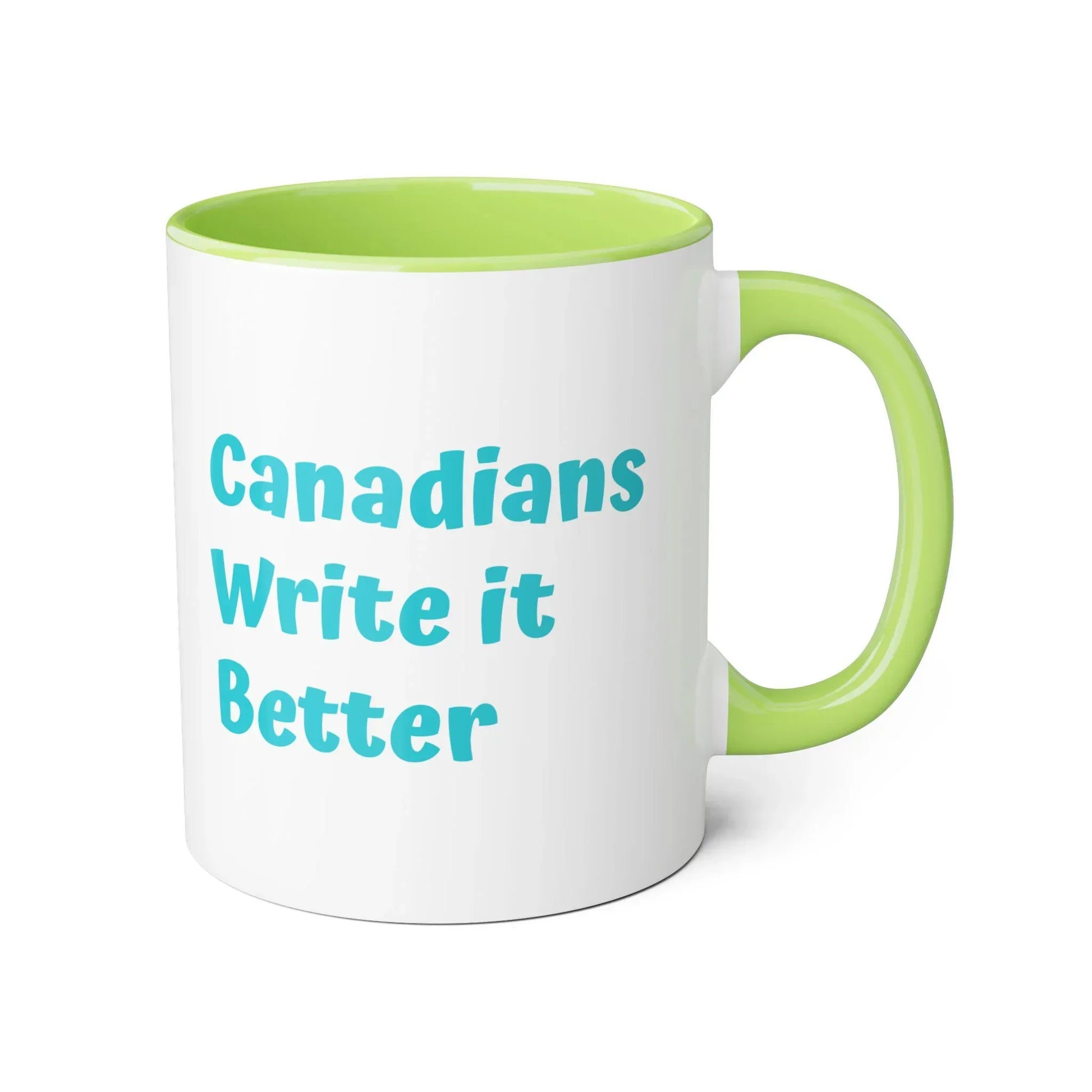 Canadians Write it Better Mug - 11oz Cup for Booklovers - The Dreamer's Bookshop.
