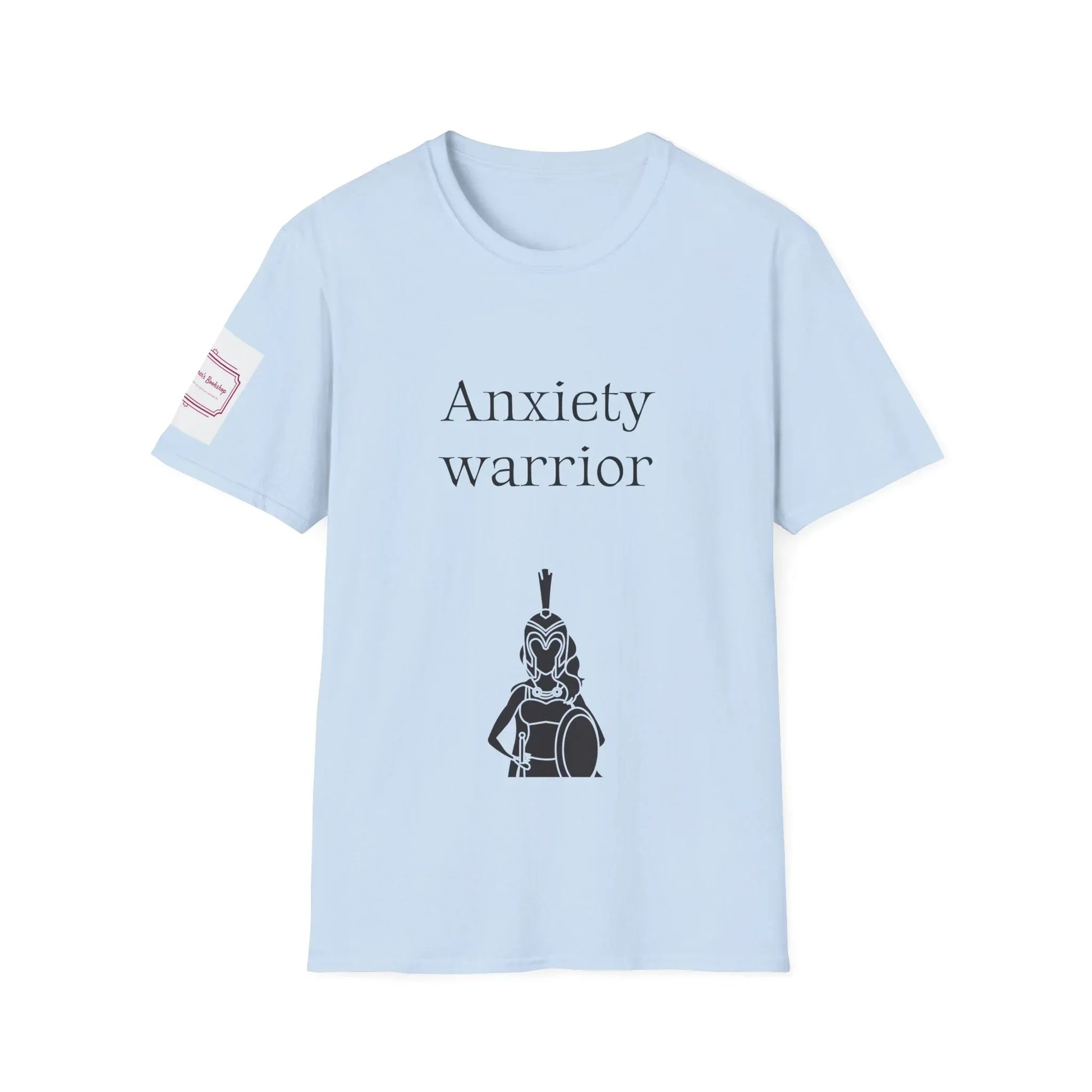 Anxiety Warrior Unisex Softstyle T-Shirt - Empower Your Battle - The Dreamer's Bookshop.