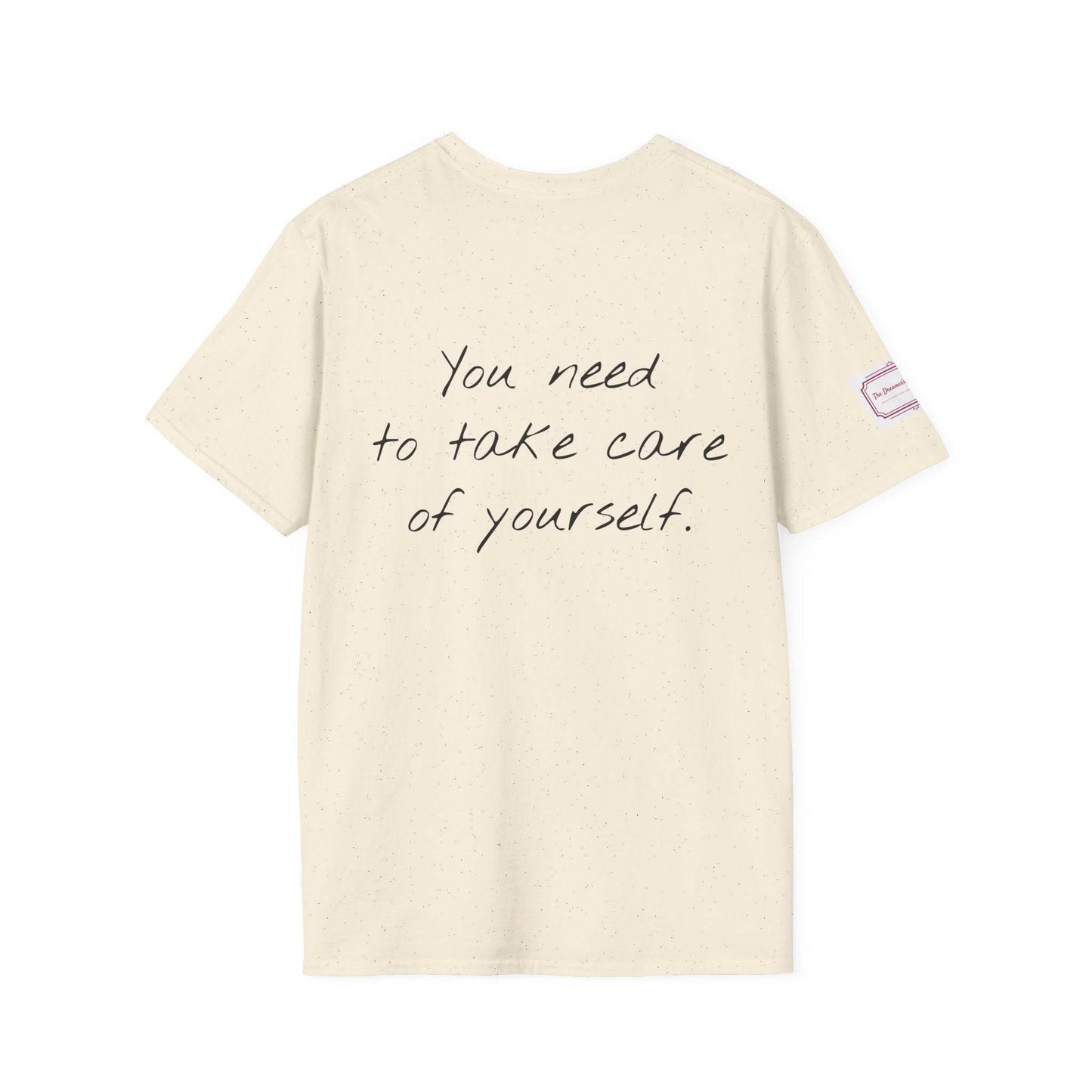 Unisex Softstyle T-Shirt - Take Care Design for Book Lovers - The Dreamer's Bookshop.