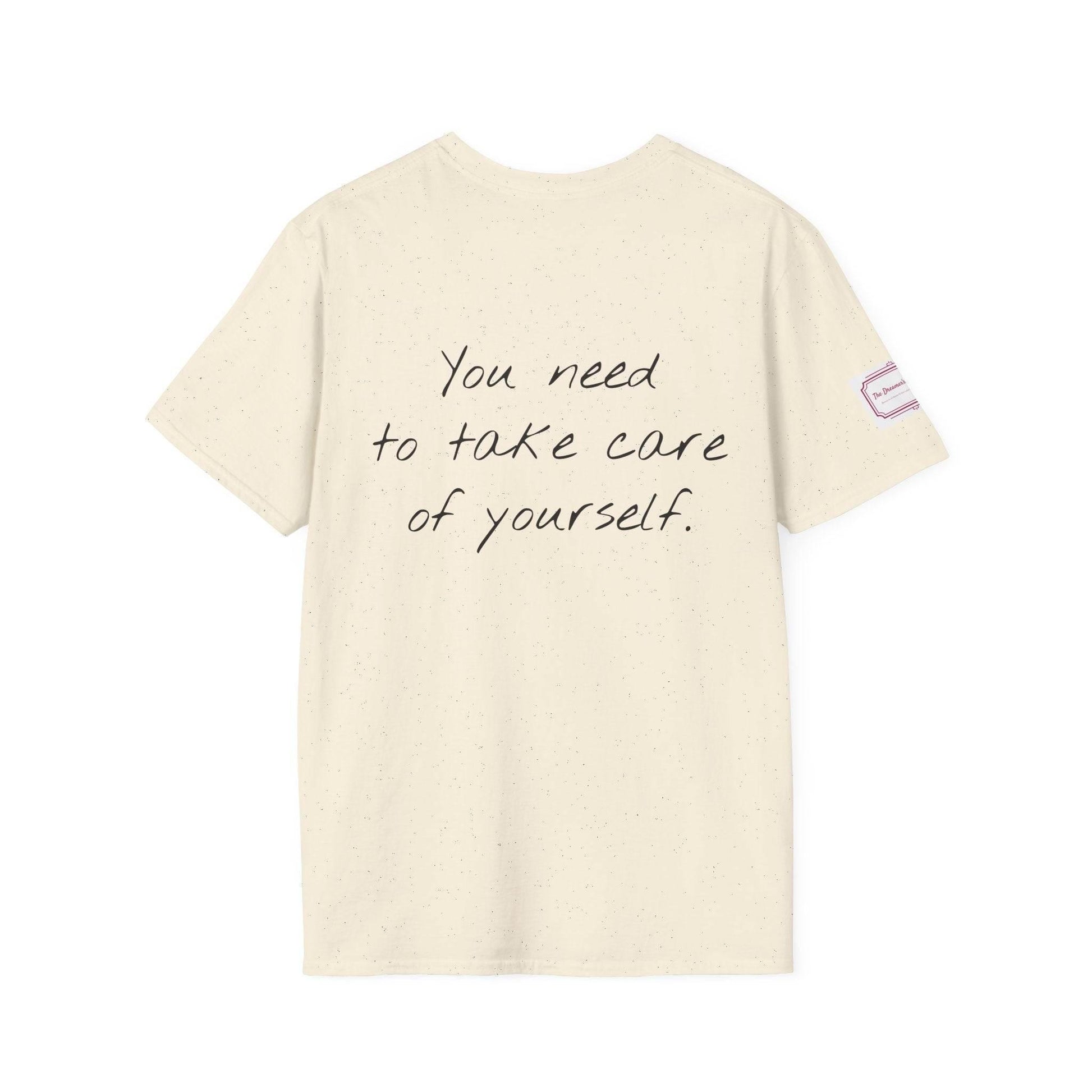 Unisex Softstyle T-Shirt - Take Care Design for Book Lovers - The Dreamer's Bookshop.