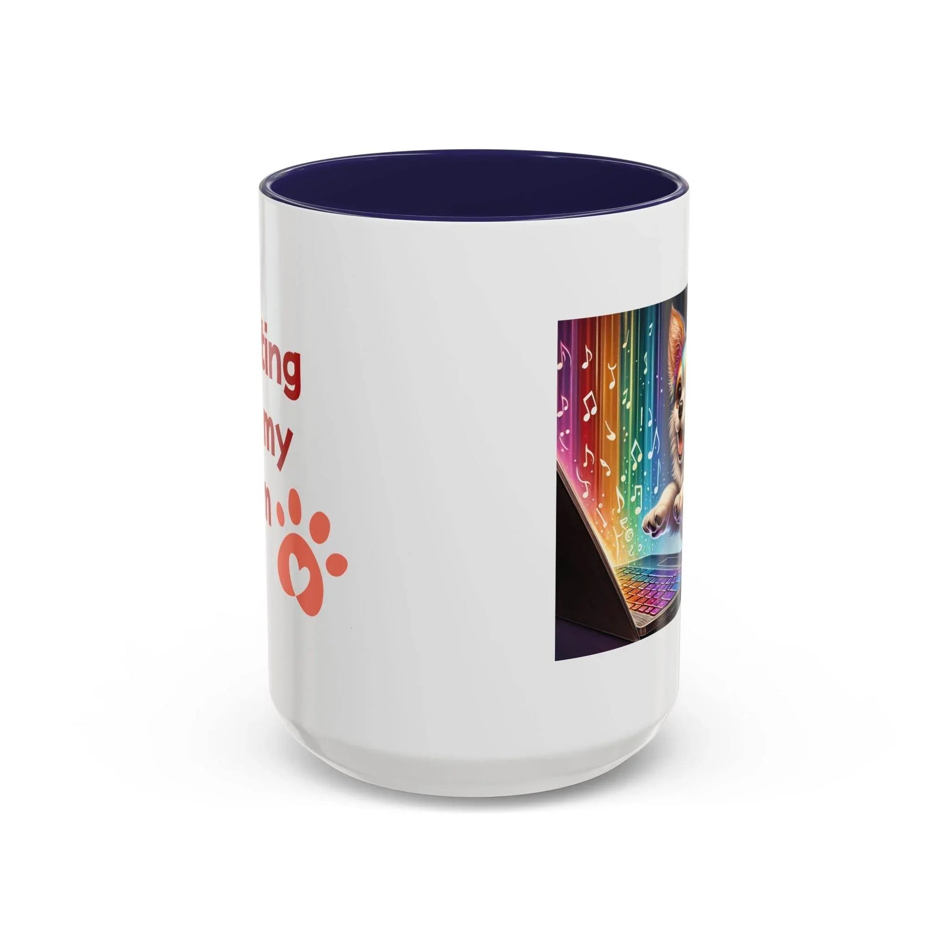 Cute Dog Writer Coffee Mug - 11 & 15oz for Book Lovers - The Dreamer's Bookshop.