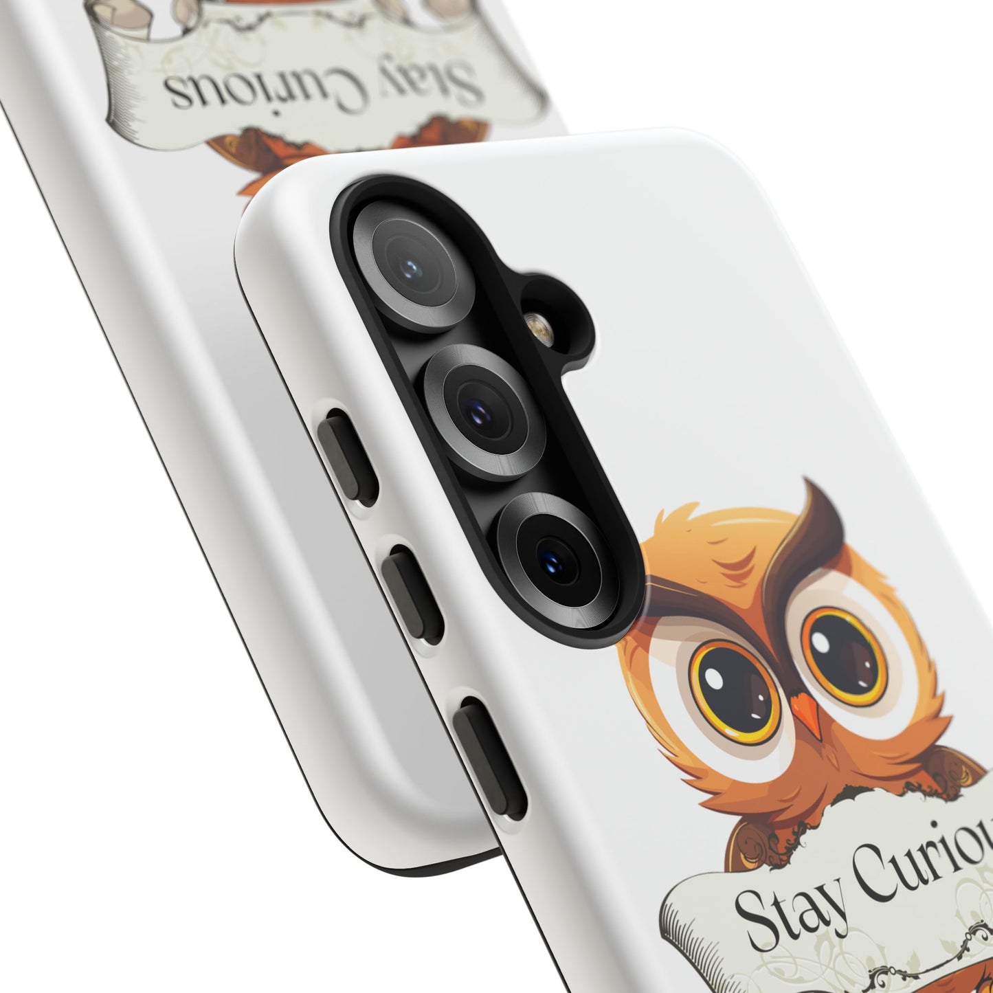 Inspired Phone Case with Stay Curious - The Dreamer's Bookshop Design